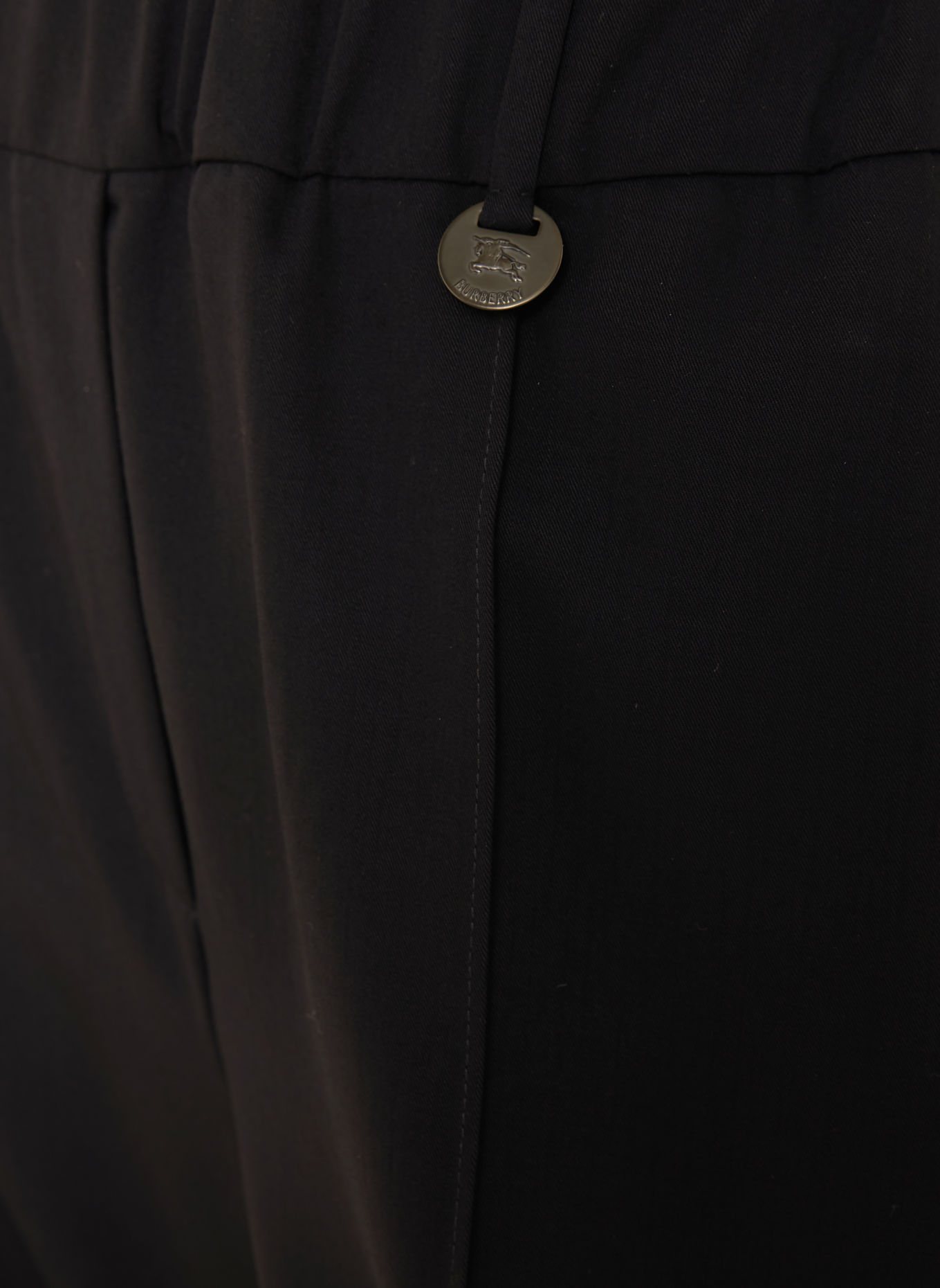 BURBERRY Spodnie LIDIAN: CZARNY