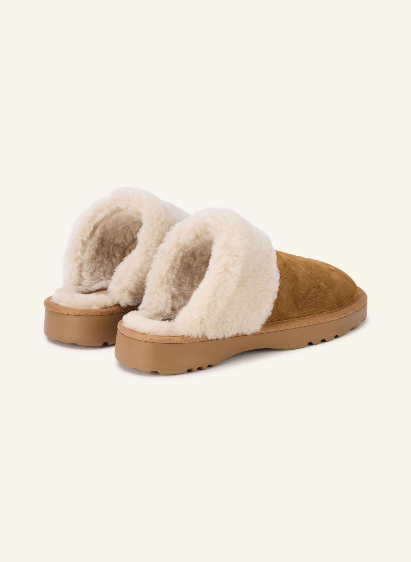 BURBERRY Muiltjes FLINT: COGNAC / CRÈME