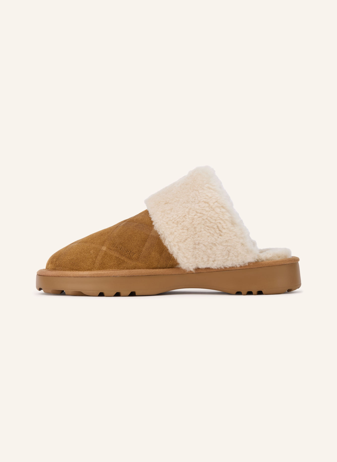BURBERRY Muiltjes FLINT: COGNAC / CRÈME