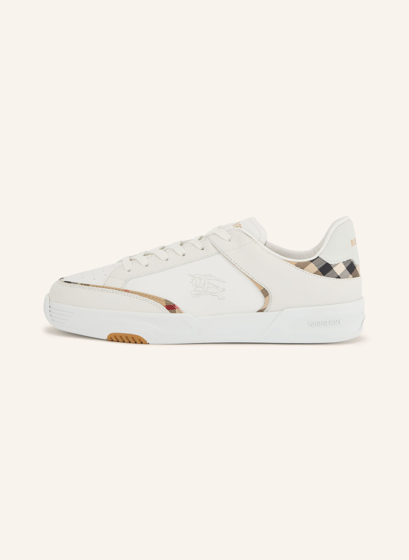 BURBERRY Sneakers HARROW: WIT / BEIGE / ZWART