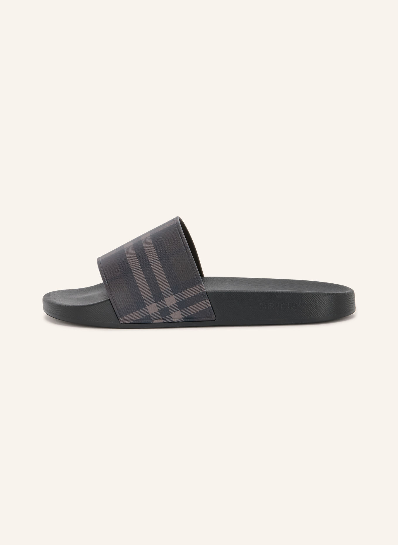 BURBERRY Pantoletten FURLEY: SCHWARZ / BEIGE