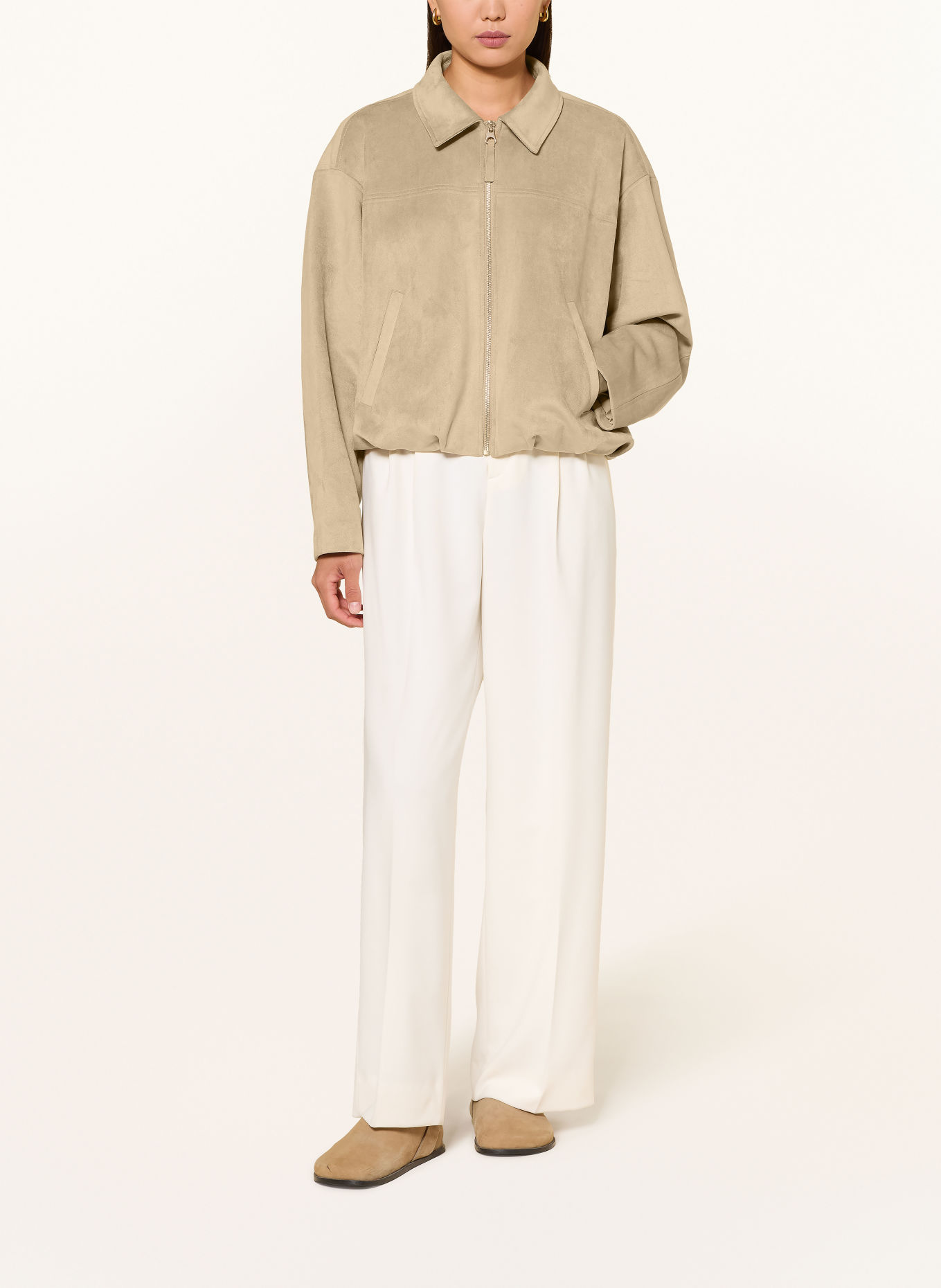 s.Oliver RED Blouson in Lederoptik: CAMEL
