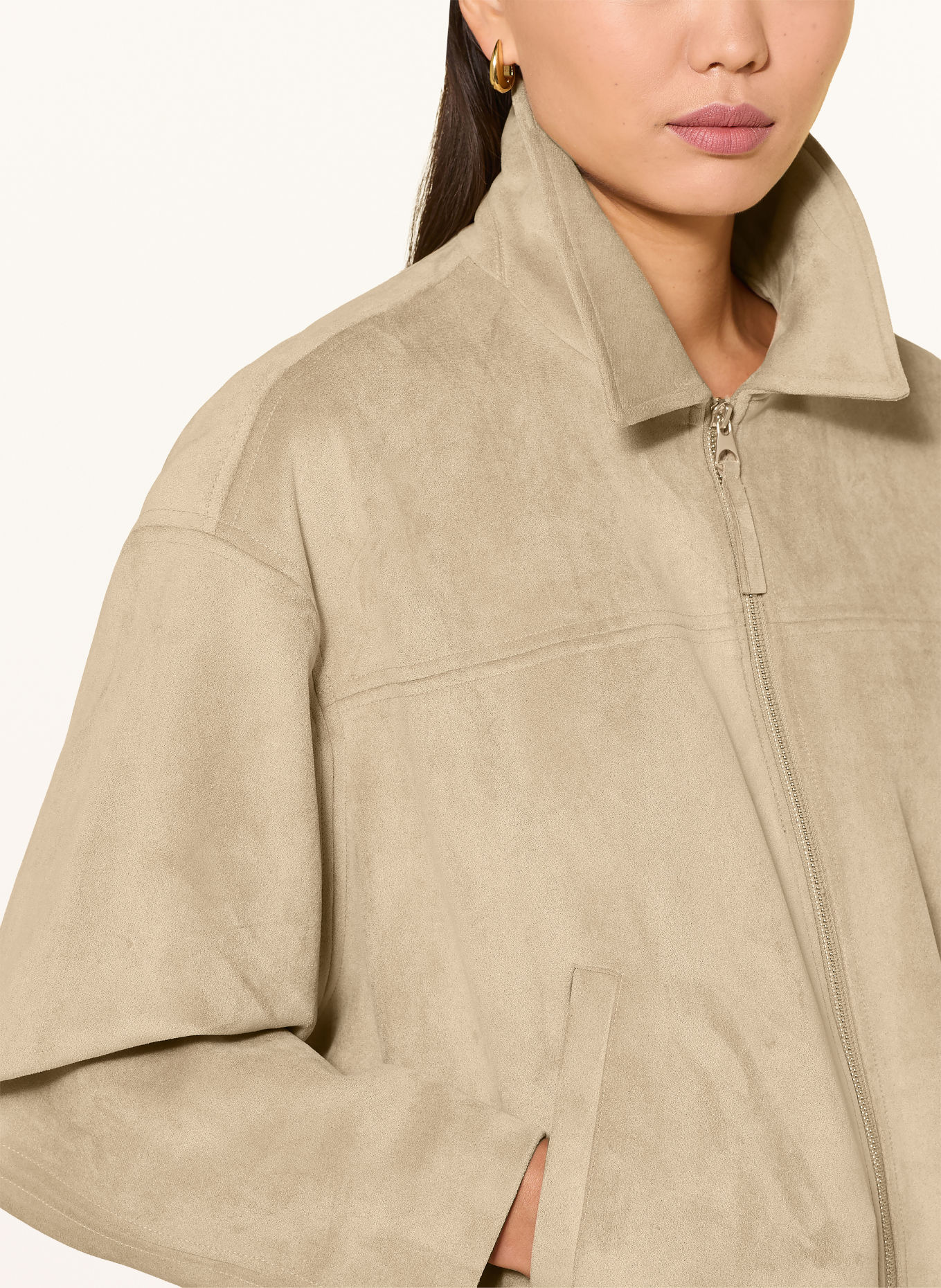 s.Oliver RED Blouson in Lederoptik: CAMEL