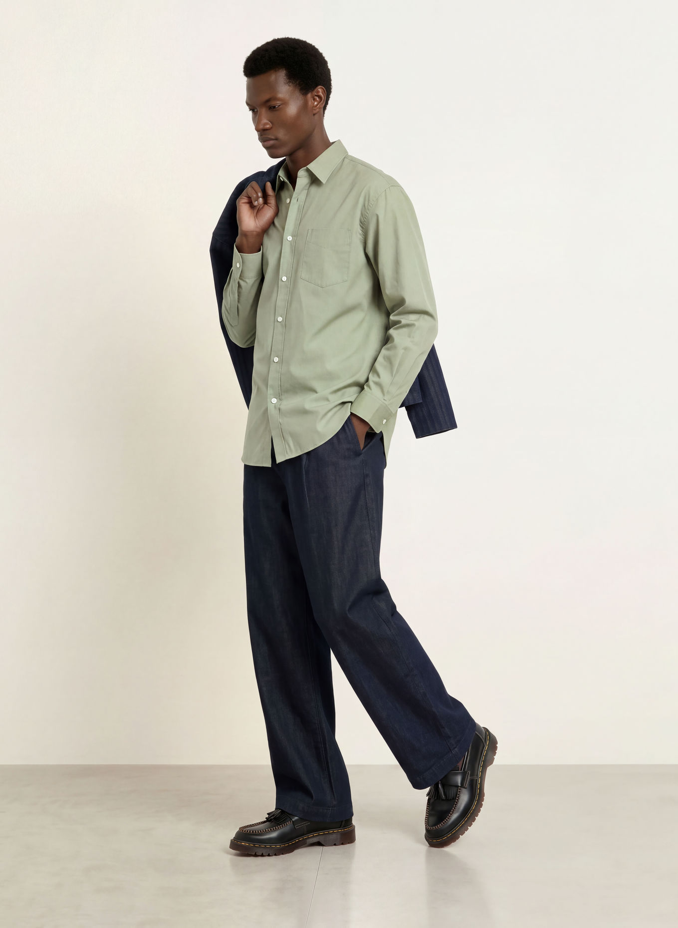 NN.07 Košile SKYLER Comfort Fit: SVĚTLE ZELENÁ