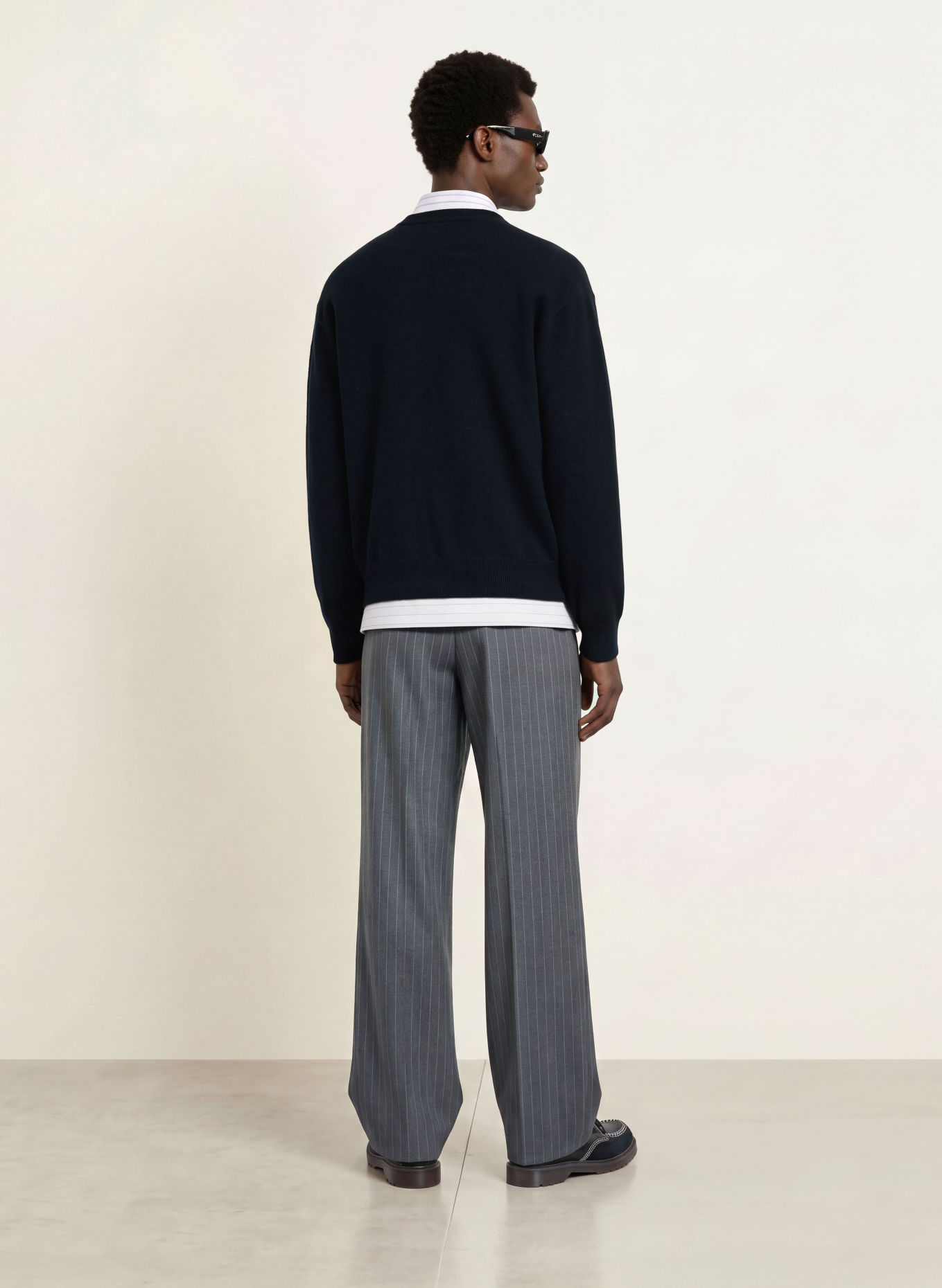 NN.07 JASPER Sweater: DARK BLUE