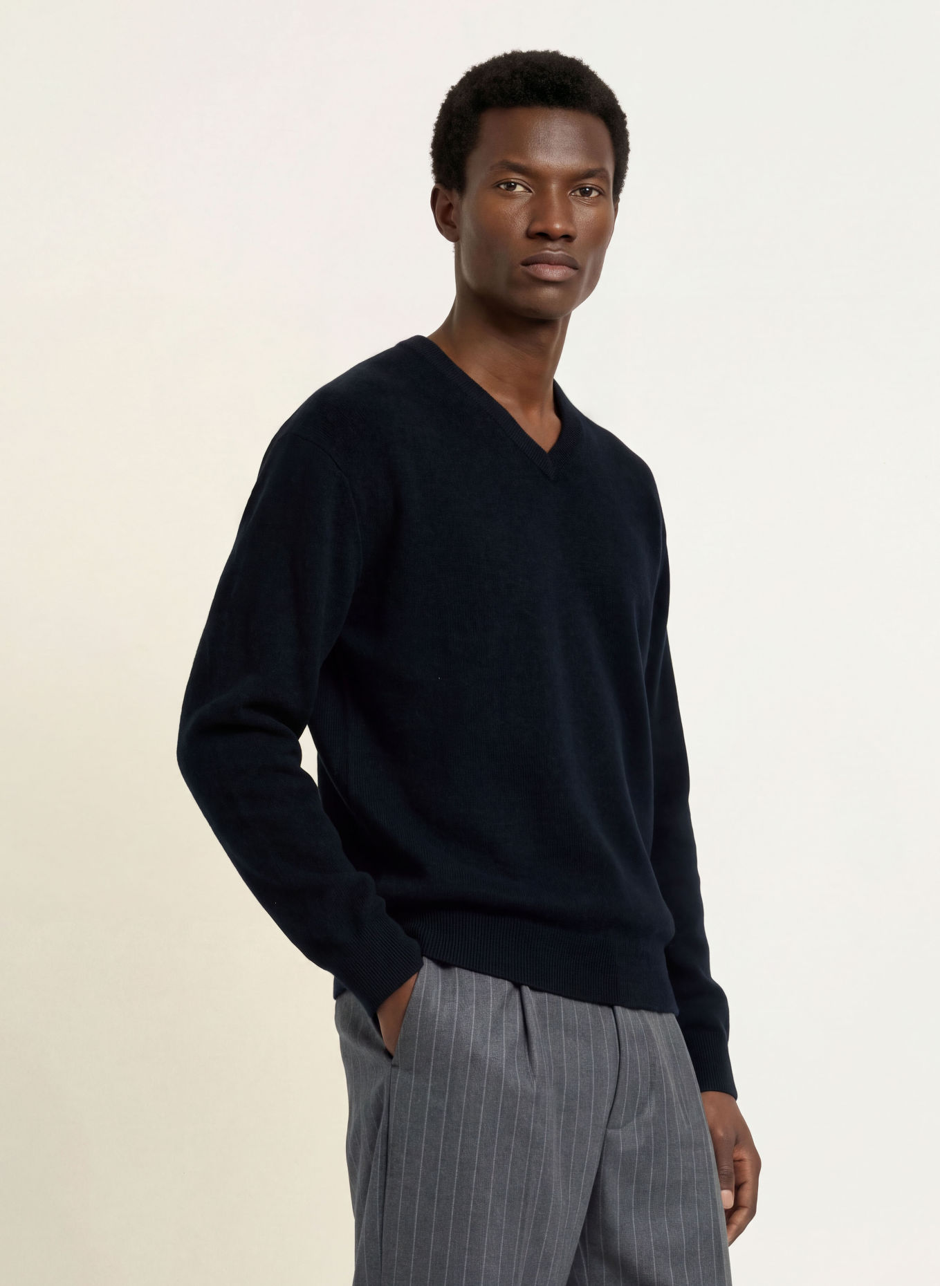 NN.07 JASPER Sweater: DARK BLUE