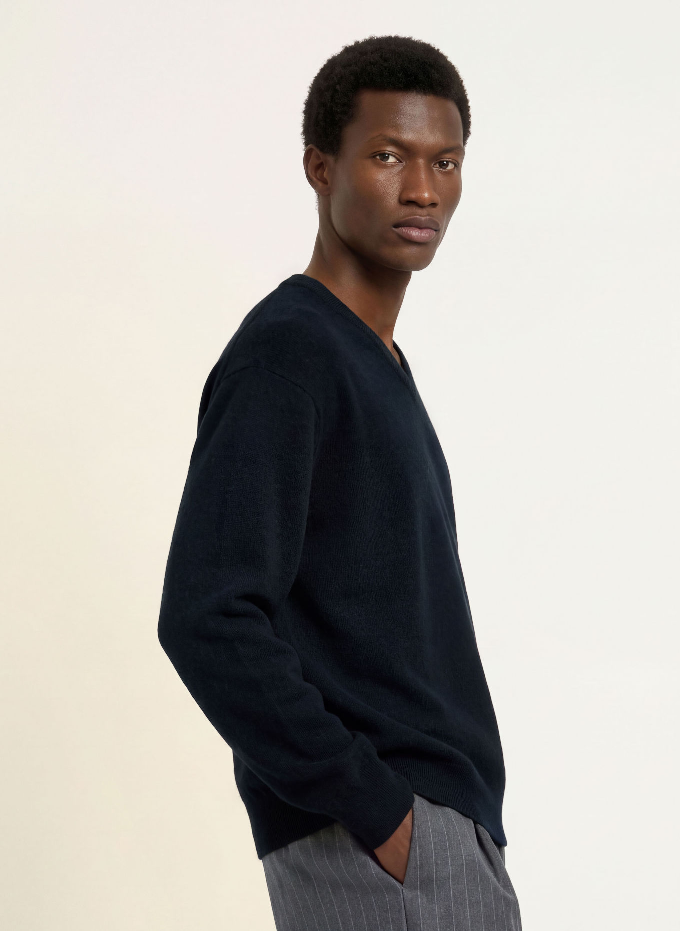 NN.07 JASPER Sweater: DARK BLUE