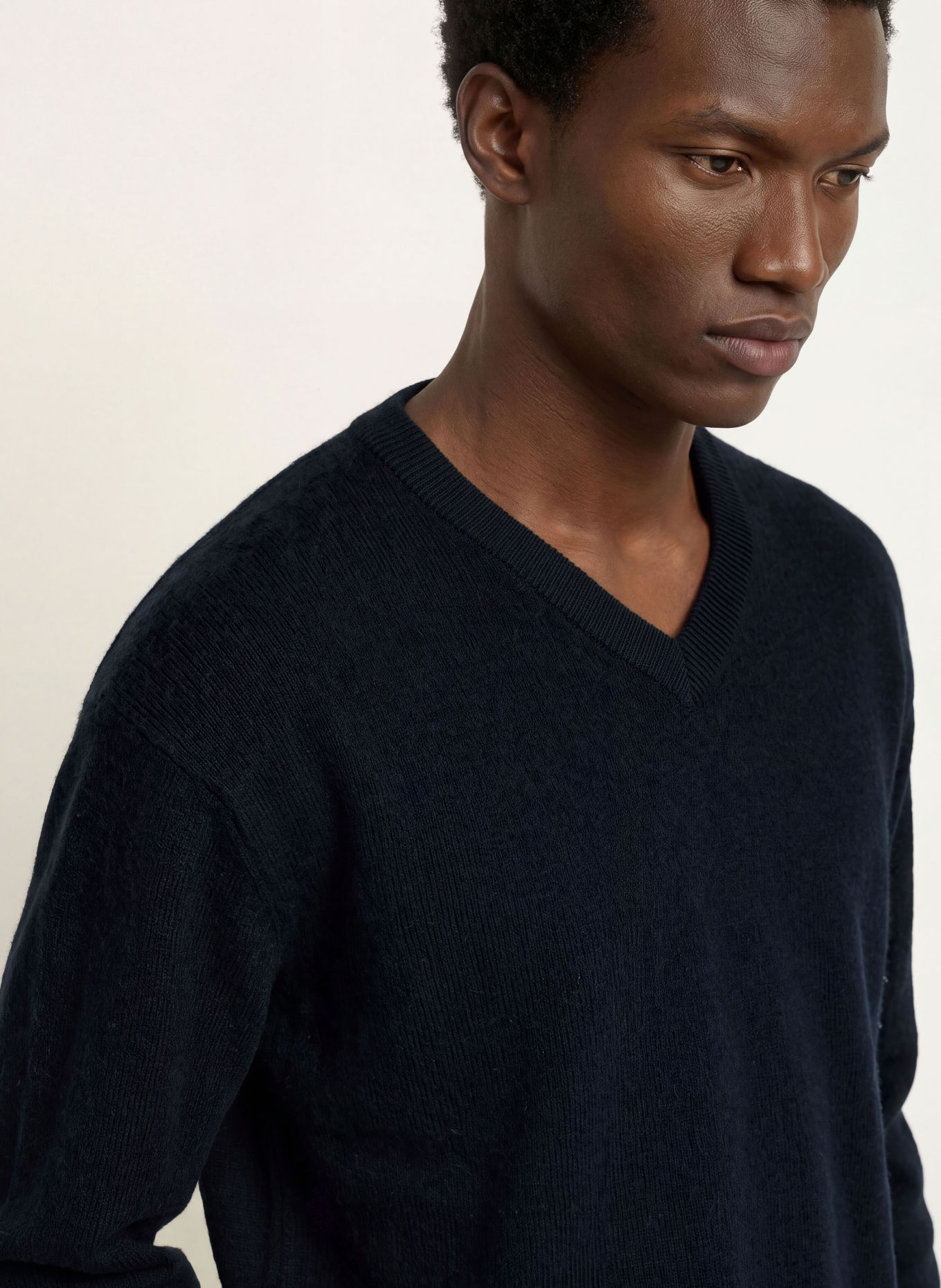 NN.07 JASPER Sweater: DARK BLUE