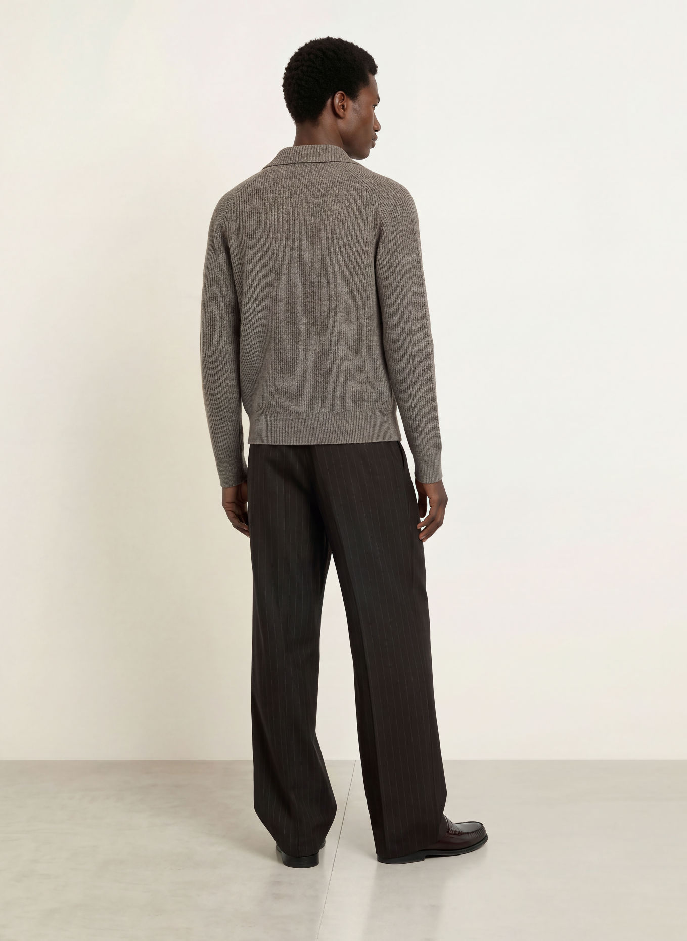 NN.07 SHANE Cardigan: TAUPE