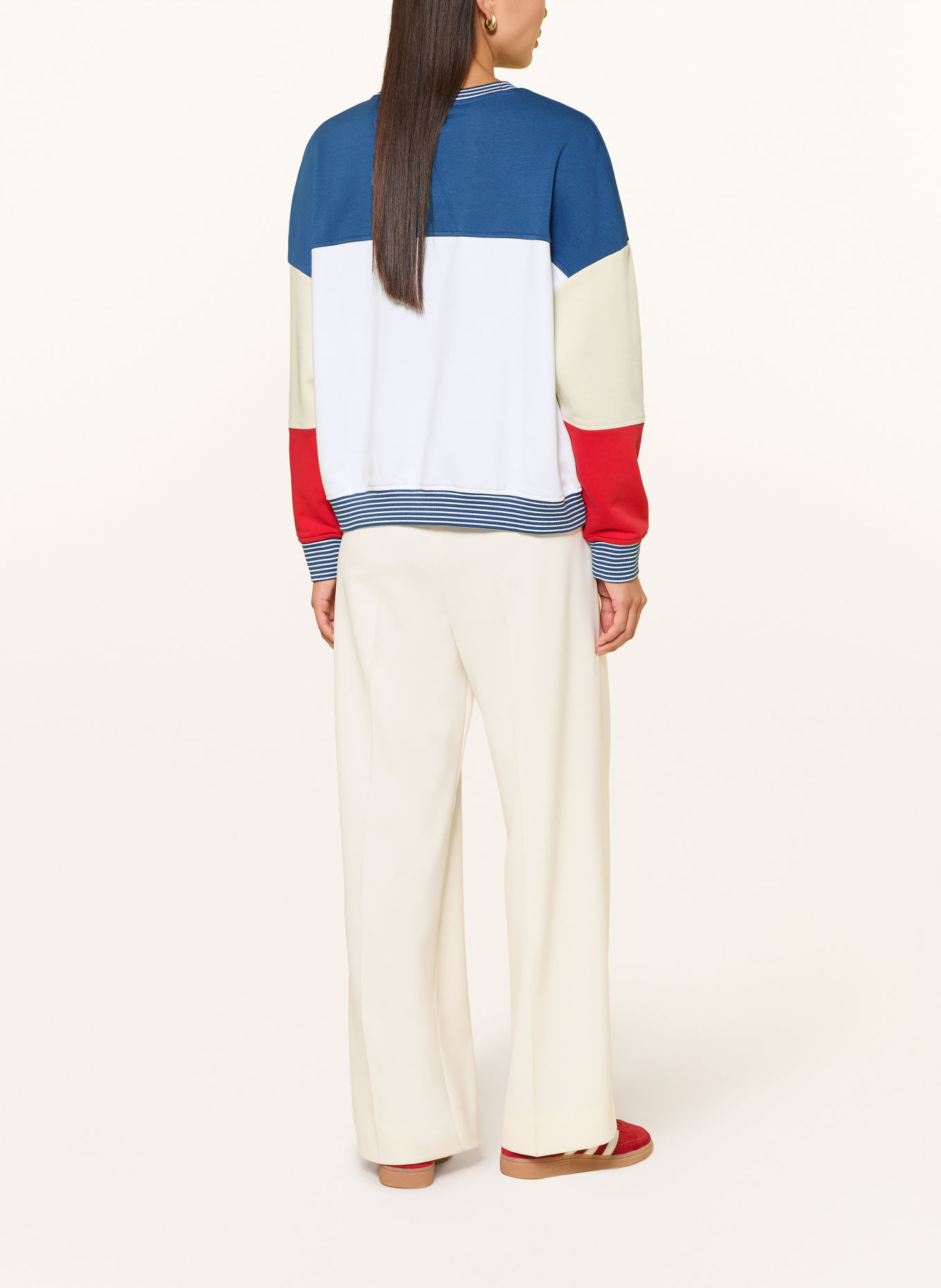 s.Oliver Sweatshirt: BLAU / ROT / WEISS
