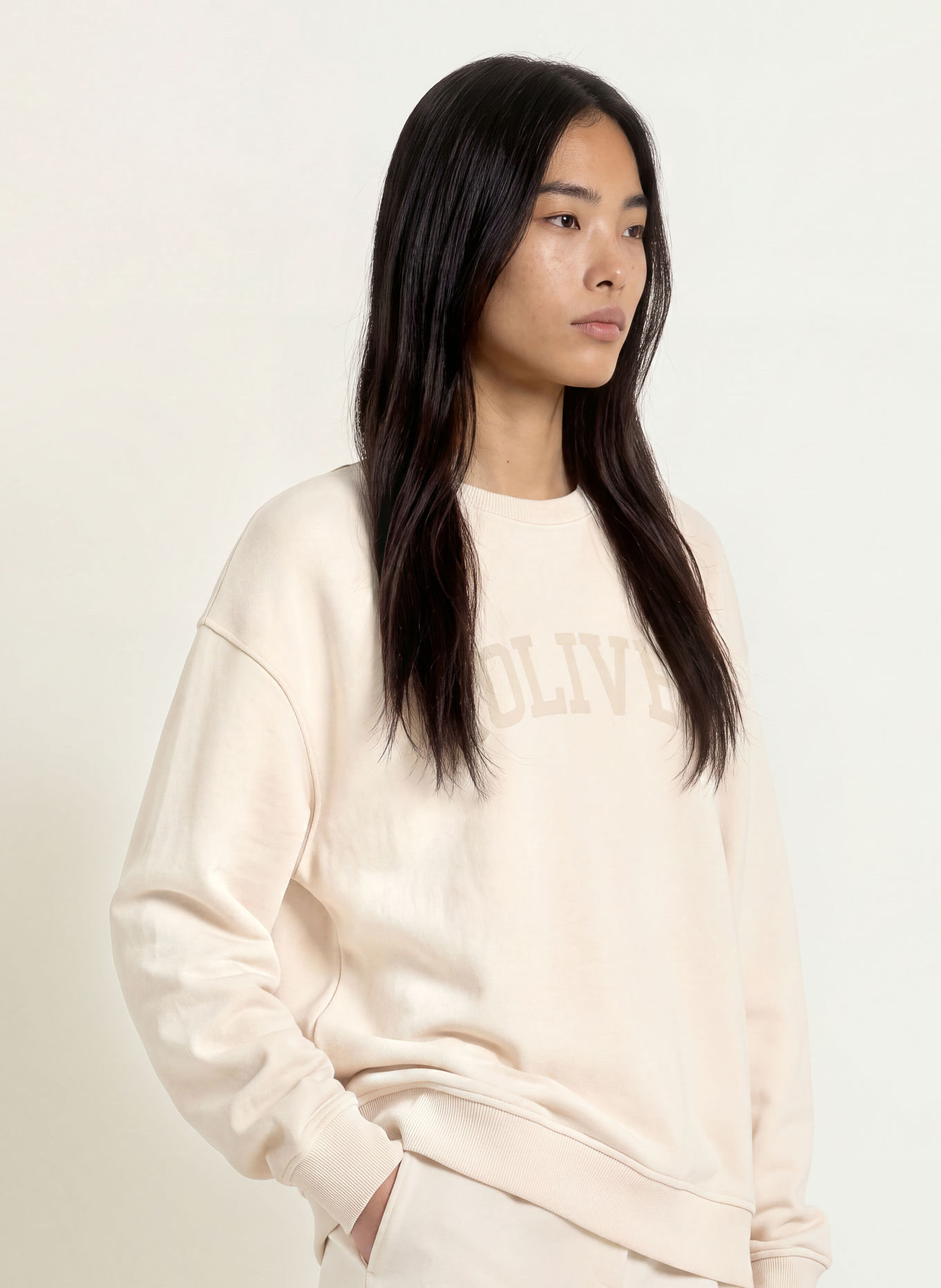 s.Oliver Sweatshirt: ECRU