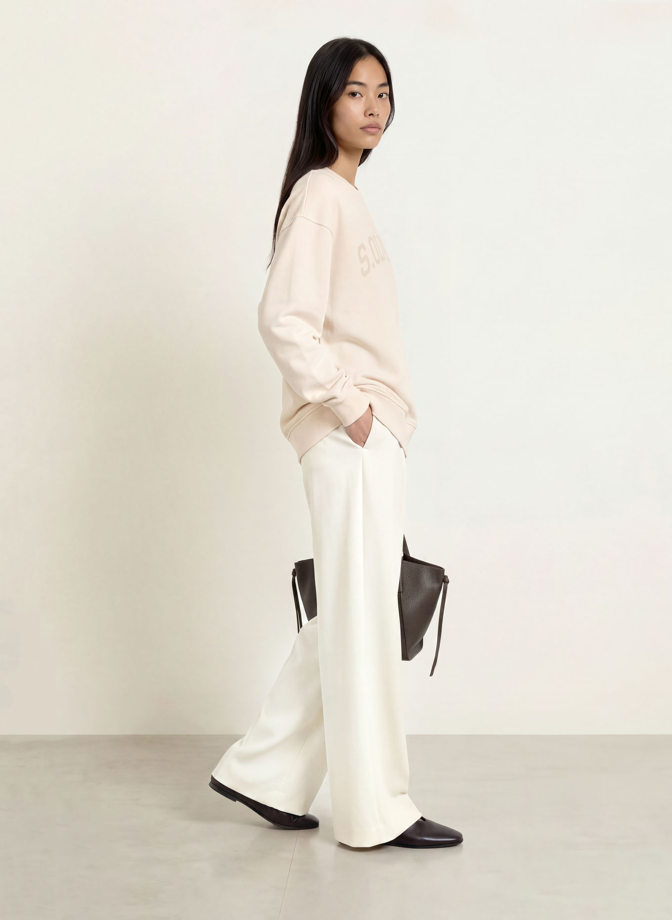 s.Oliver Sweatshirt: ECRU