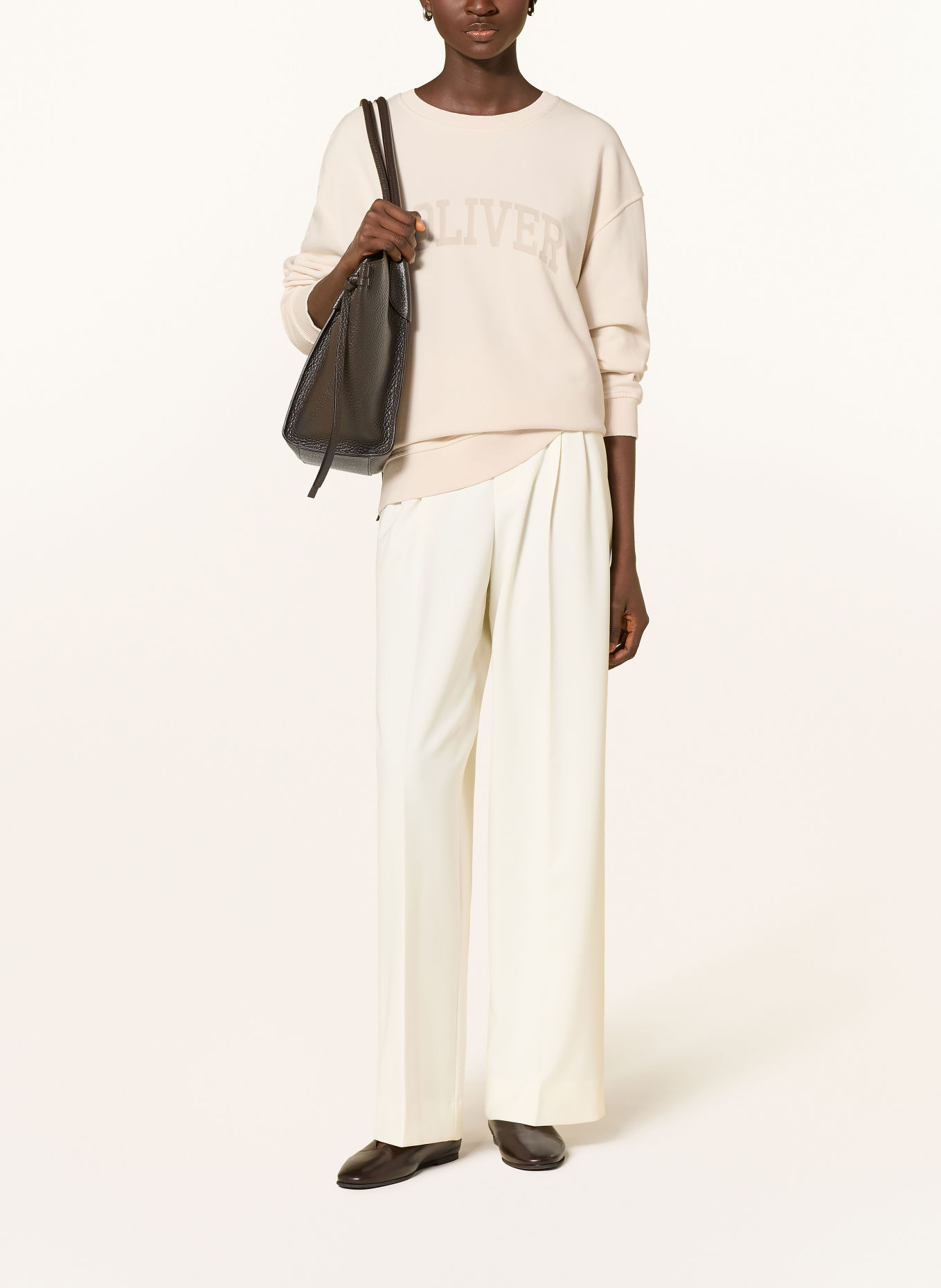 s.Oliver Sweatshirt: ECRU