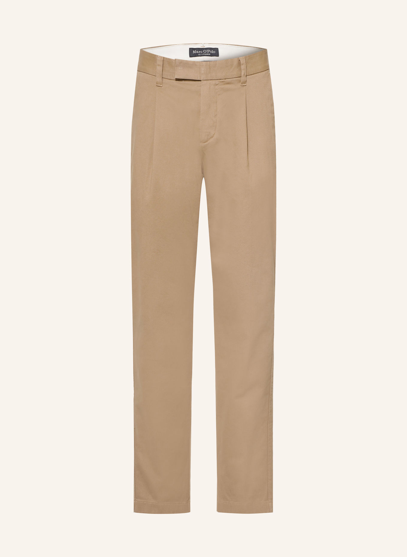 Marc O'Polo Chino OSBY PLEATS Tapered Fit: BEIGE