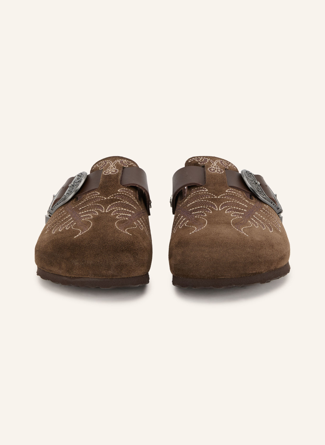 ETRO Pantoletten: BRAUN