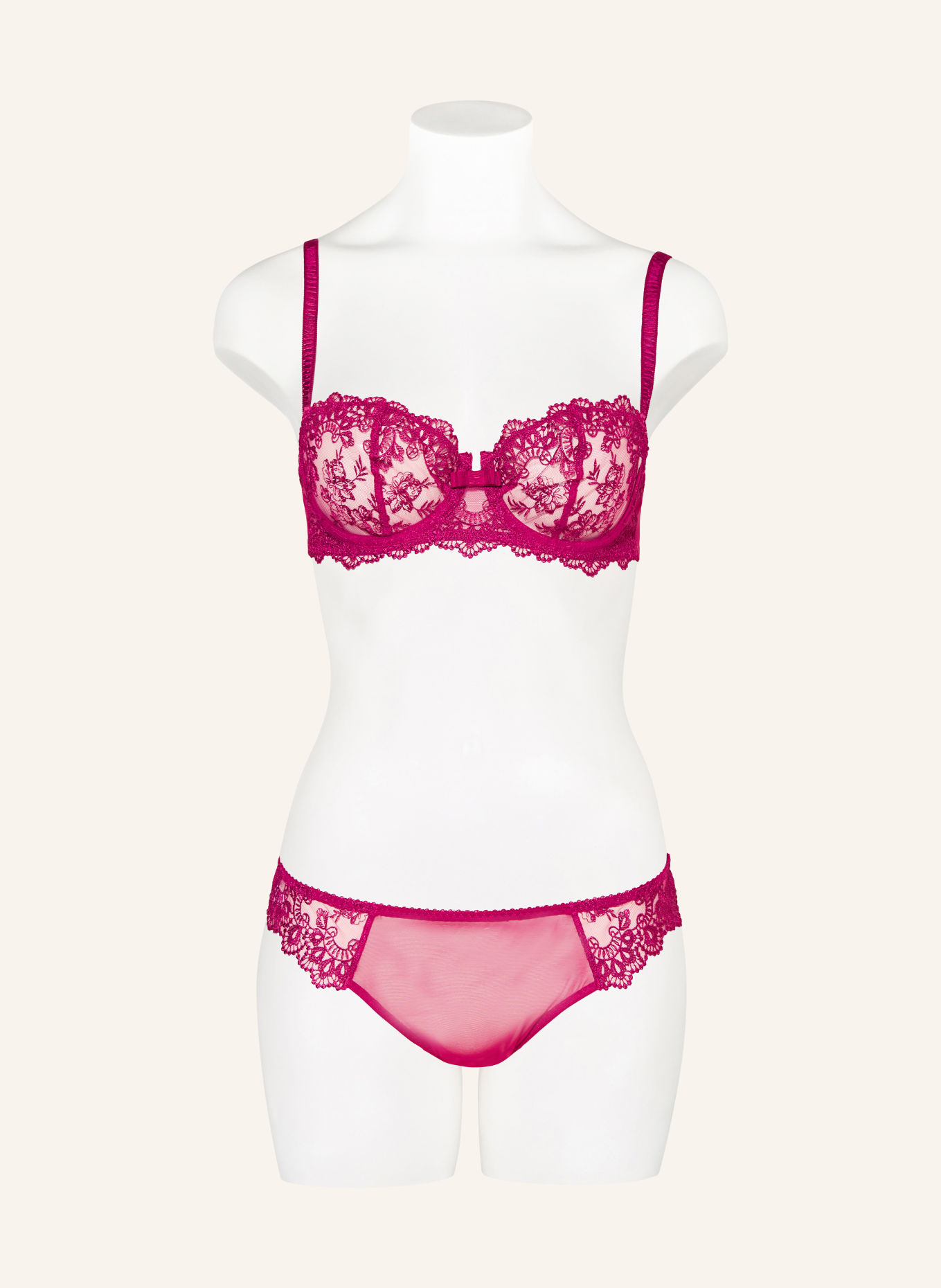 SIMONE PÉRÈLE Soutien-gorge balconnet PASSION: ROSE FUCHSIA