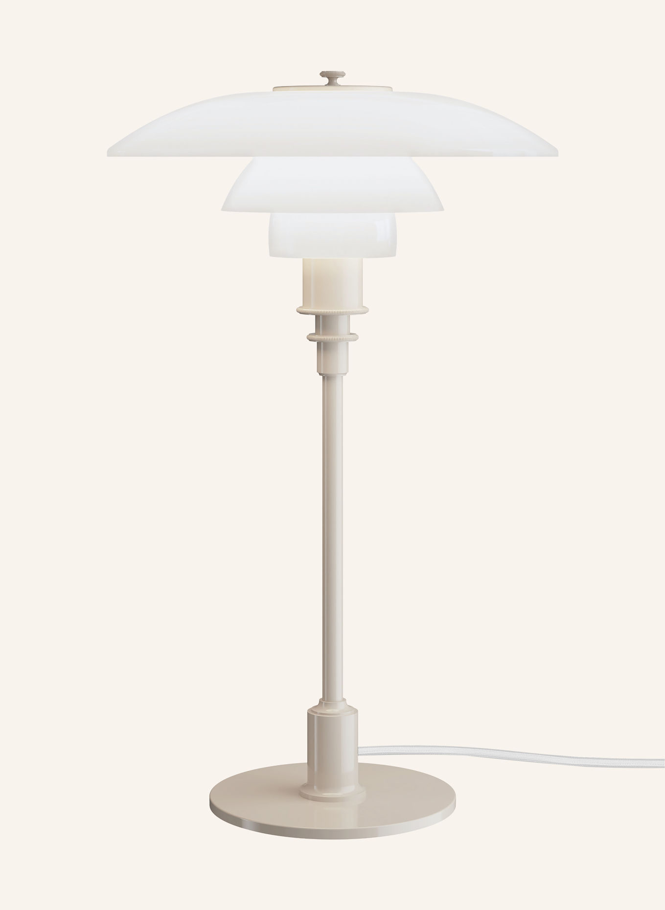 louis poulsen Bordslampa PH 3/2: VIT / BEIGE