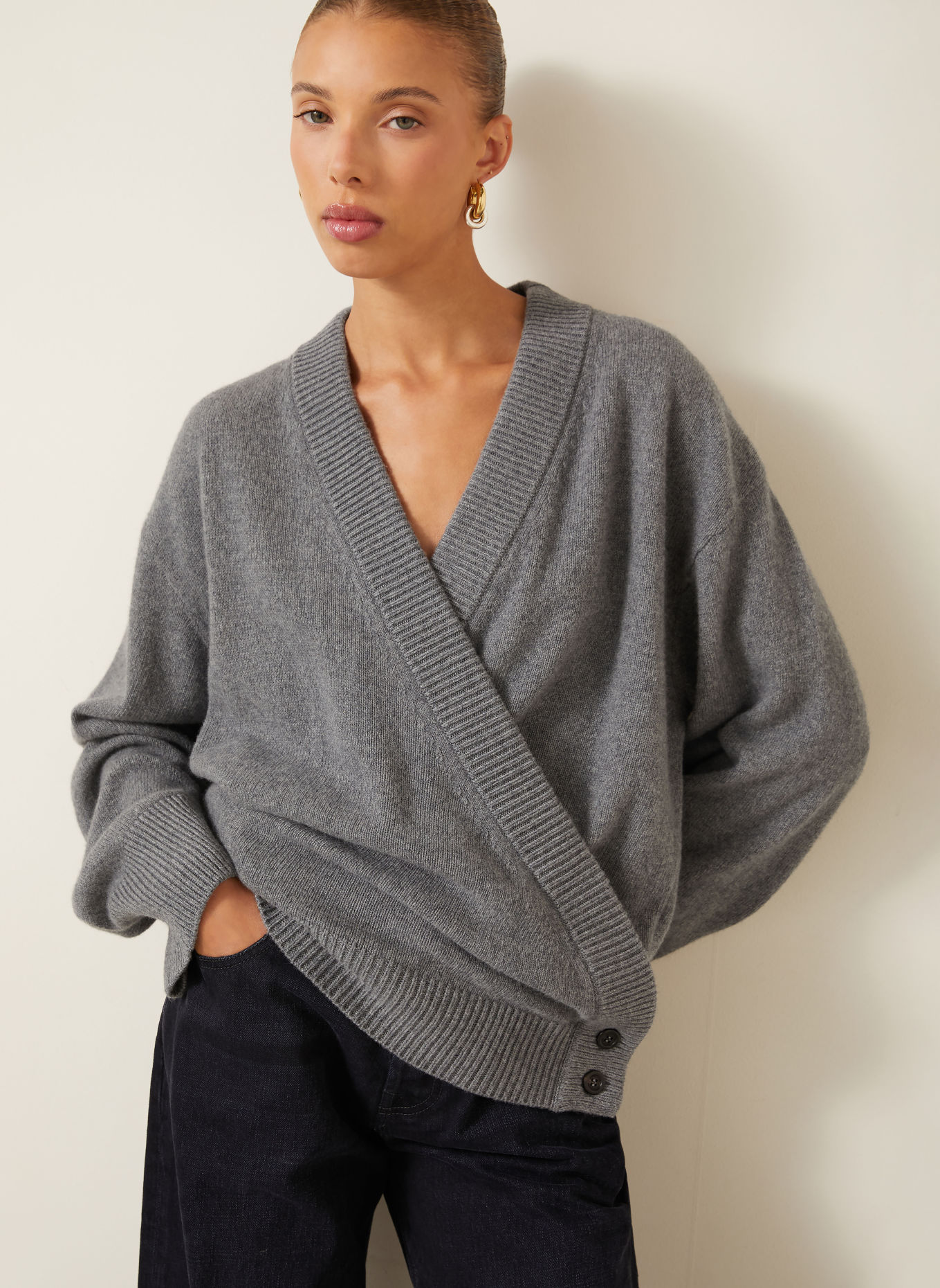 ARMARIUM ELENIA Cardigan: GRAY