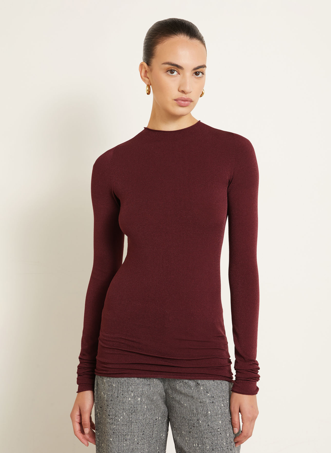 ARMARIUM Longsleeve SITA: DUNKELROT