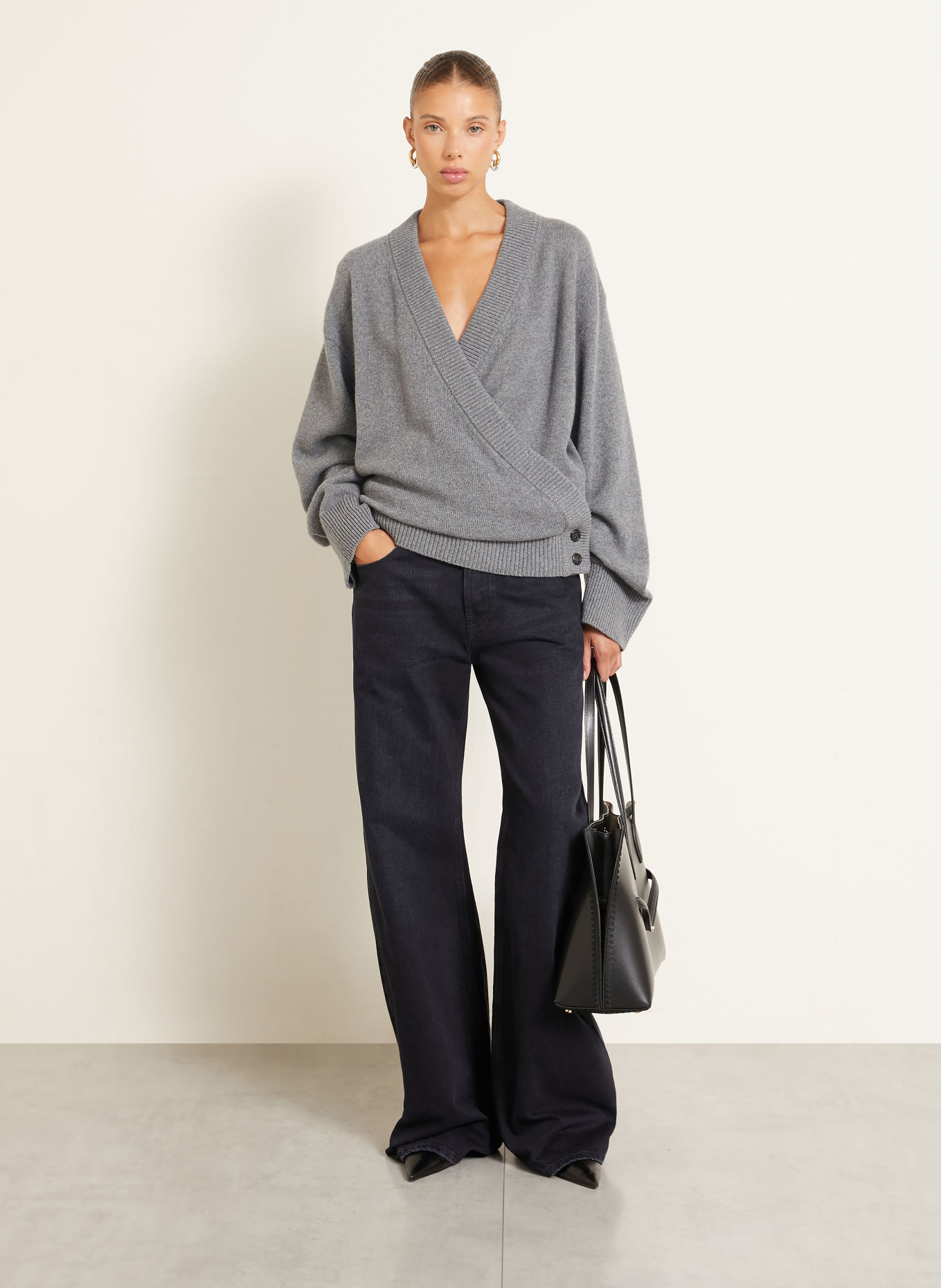 ARMARIUM Wide-Leg jeans: OLD BLACK