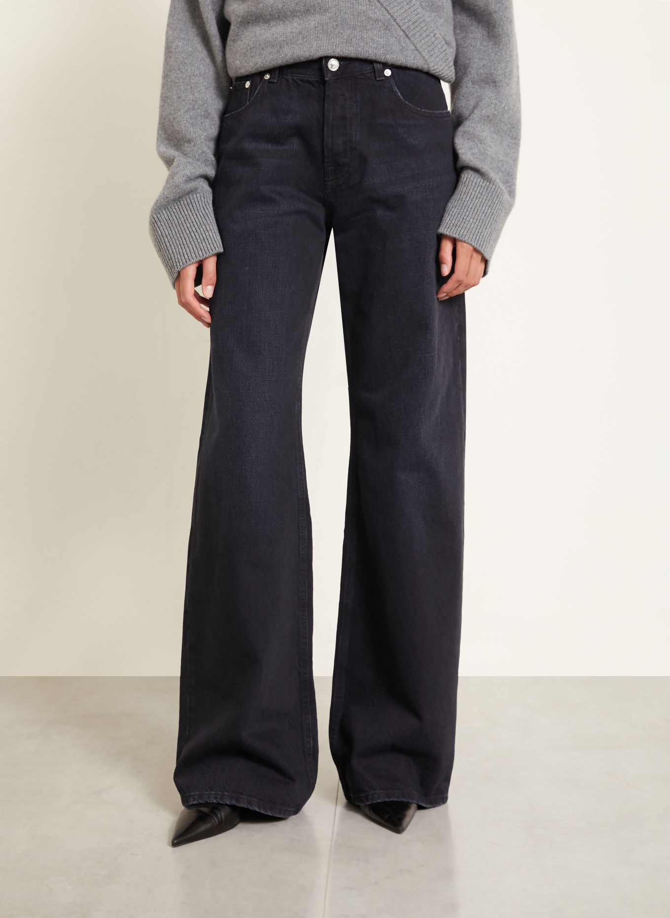 ARMARIUM Wide-Leg jeans: OLD BLACK
