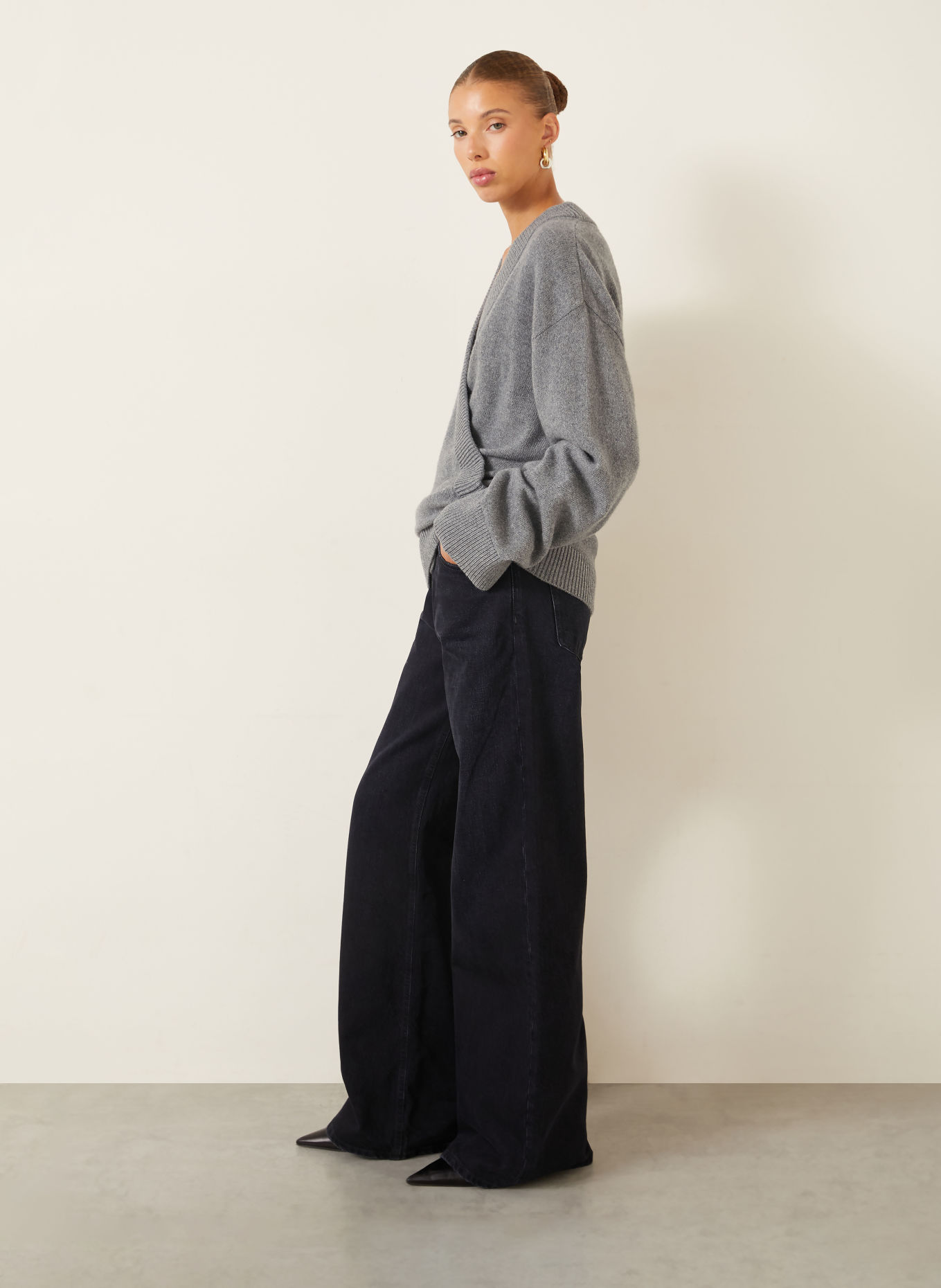 ARMARIUM Wide-Leg jeans: OLD BLACK