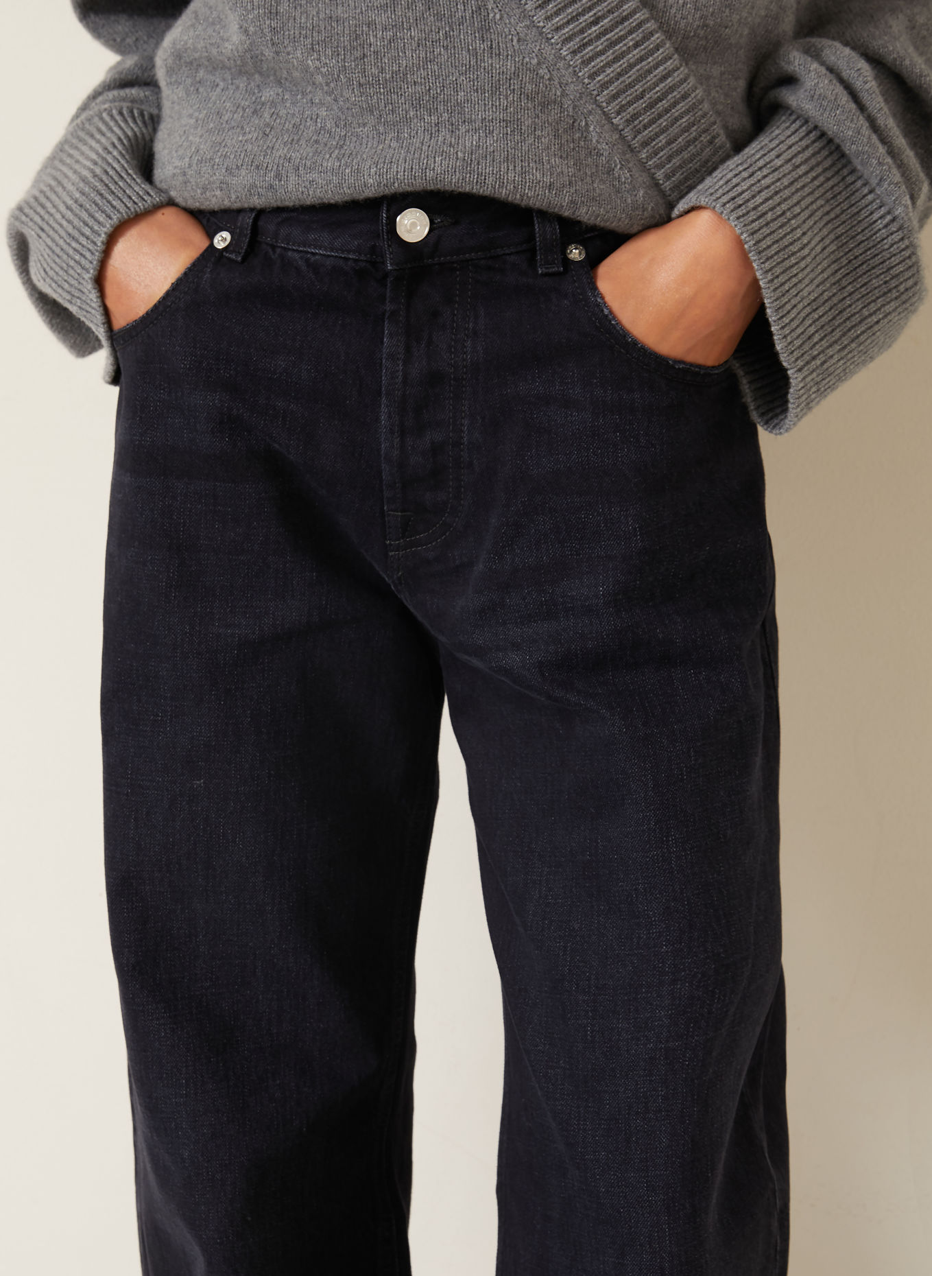 ARMARIUM Wide-Leg jeans: OLD BLACK