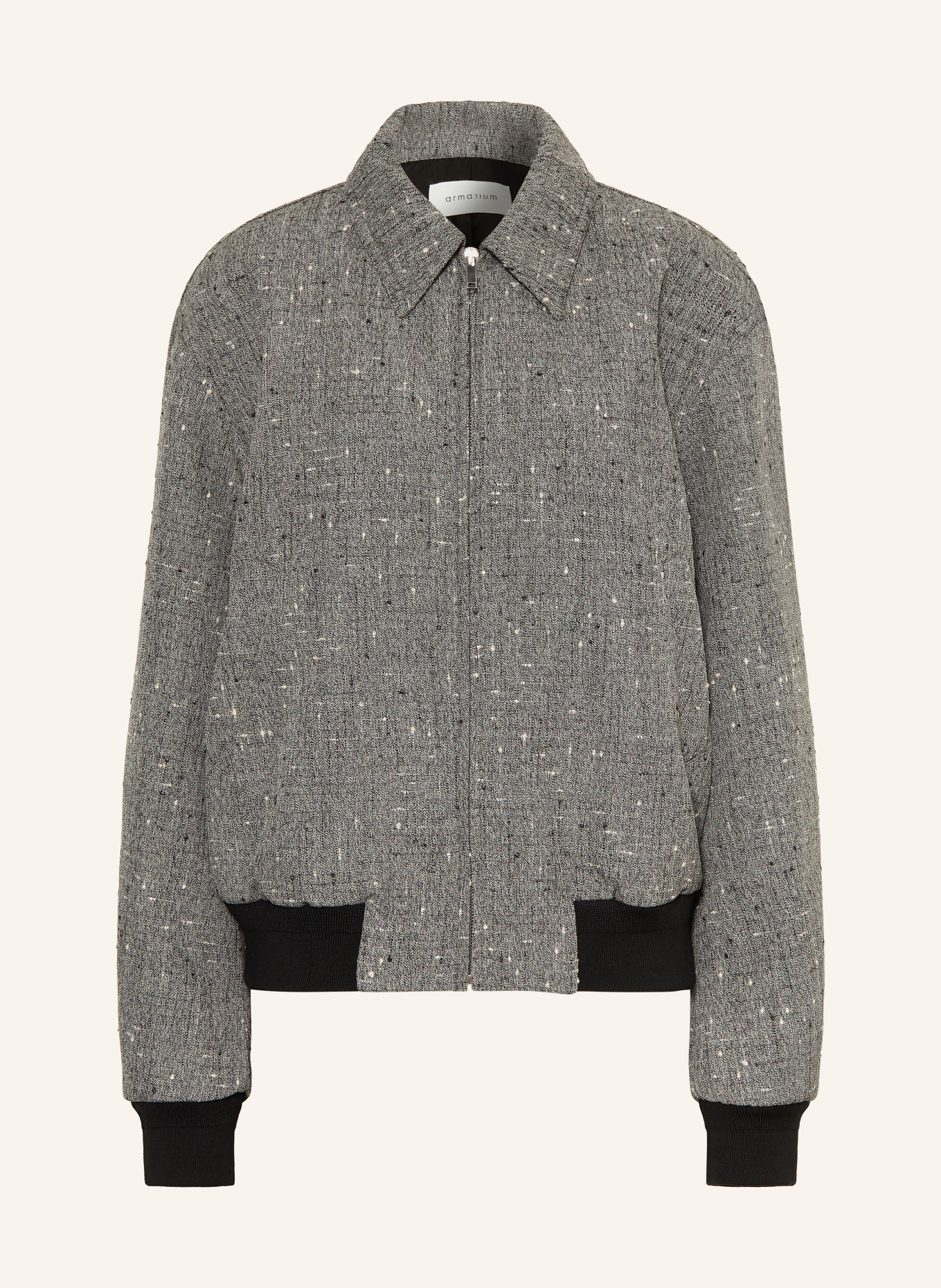 ARMARIUM Tweed-Blouson NOLAN: GRAU / WEISS / SCHWARZ