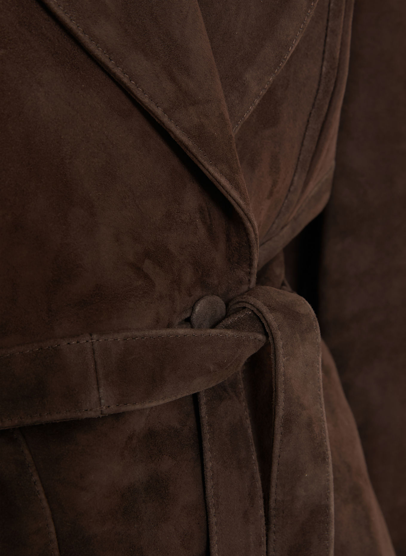 ARMARIUM ASTRID Leather Jacket: DARK BROWN