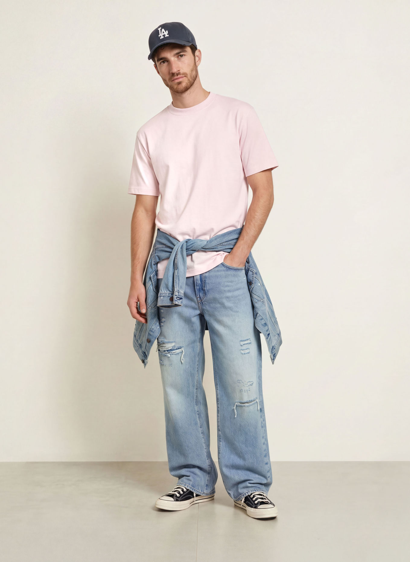 REGARDS T-shirt: LIGHT PINK