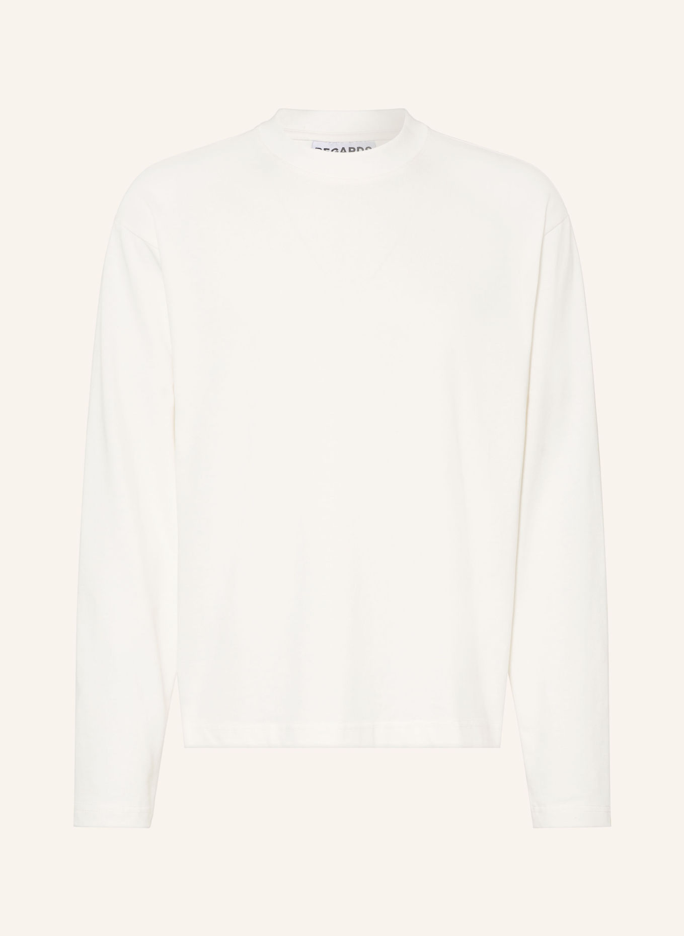 REGARDS Oversized-Longsleeve: WIT