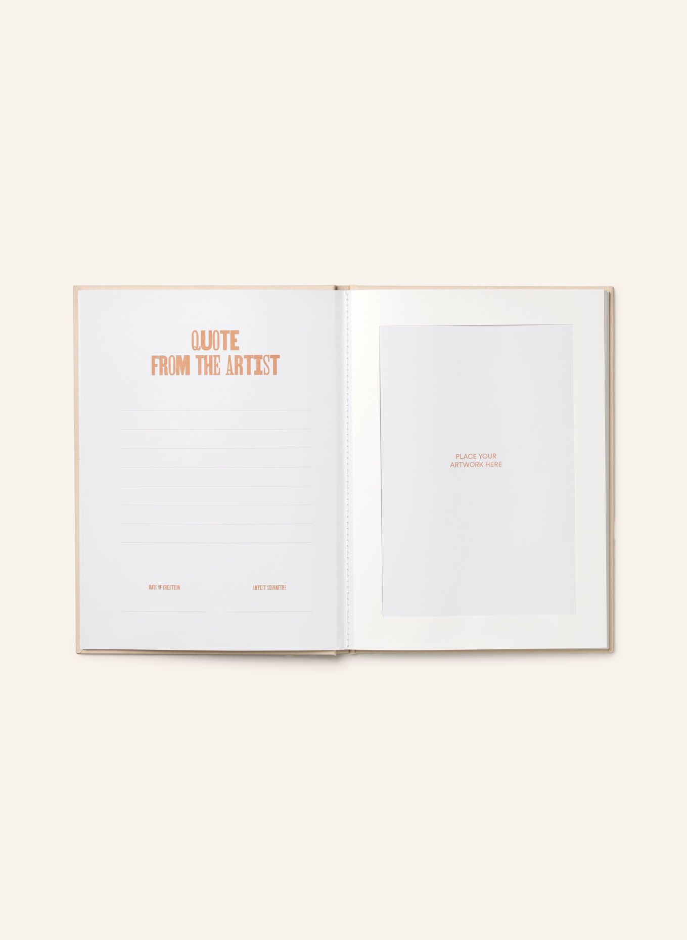 PRINTWORKS Livre FRAME BOOK ART GALLERY: BEIGE / ROUGE FONCÉ / JAUNE