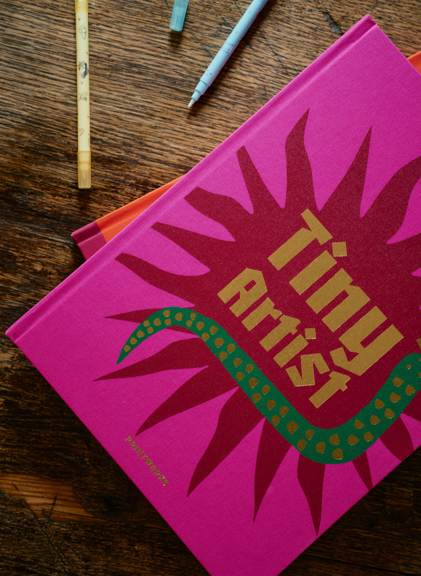 PRINTWORKS Livre FRAME BOOK TINY ARTIST: ROSE FUCHSIA / OR / VERT