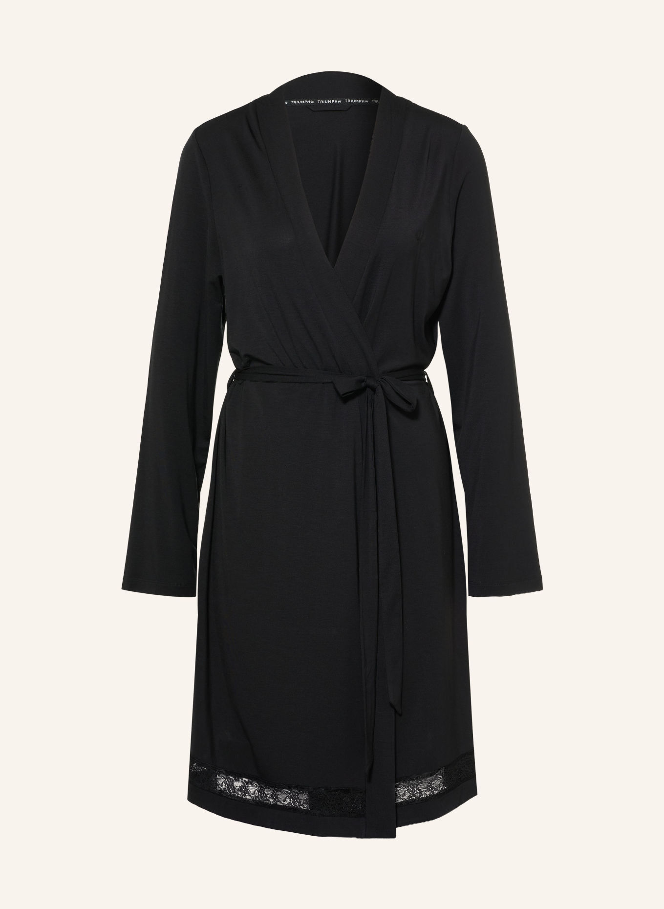 Triumph Robe de chambre pour femme COMFORT ALLURE: NOIR