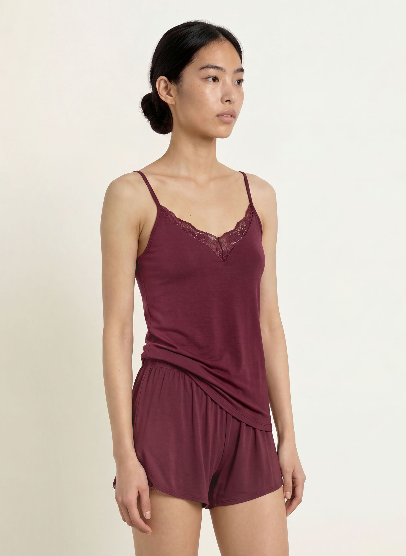 Triumph Top de pyjama AMOURETTE: ROUGE FONCÉ