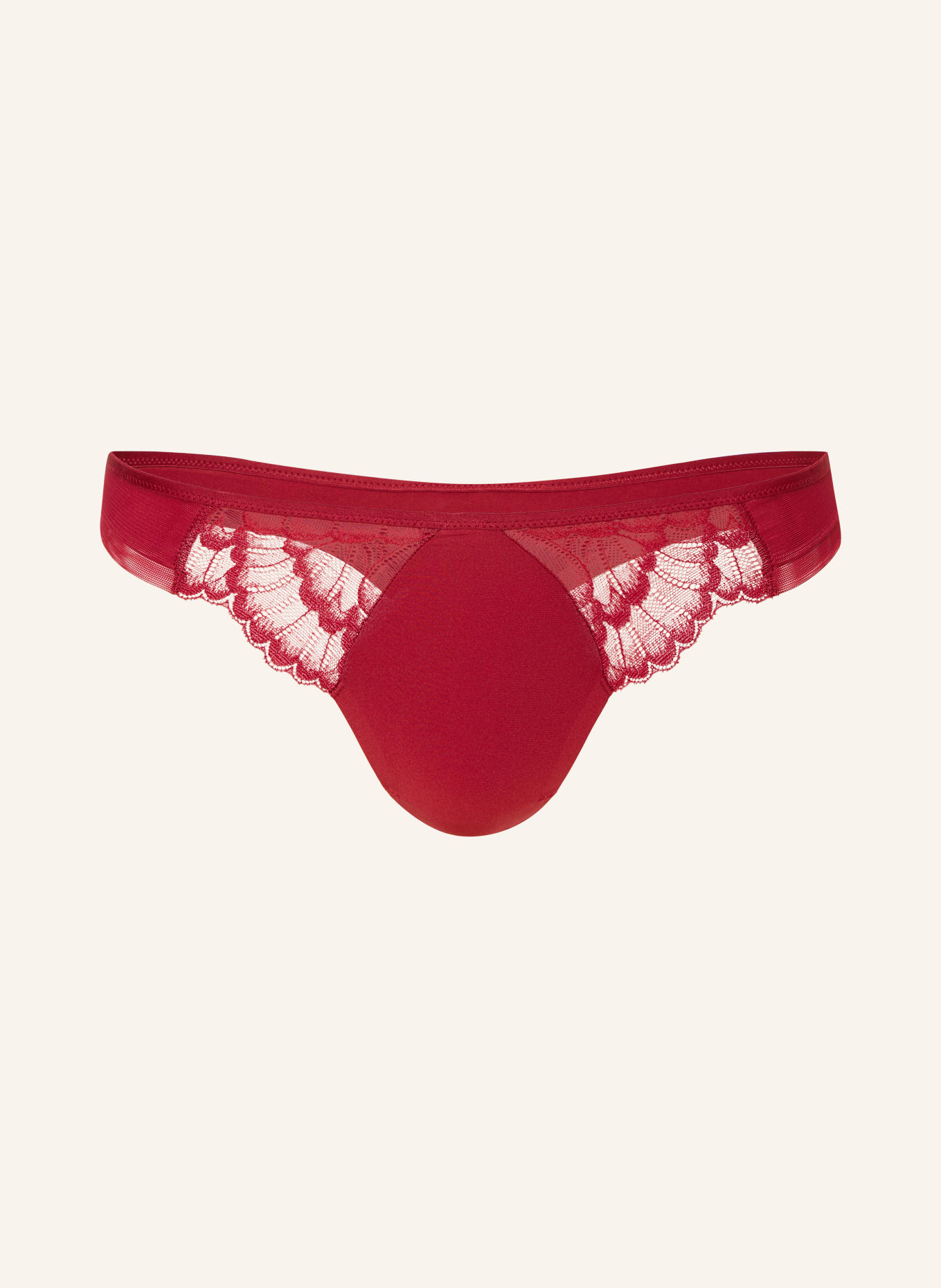Triumph String LOVE IN LACE: DUNKELROT