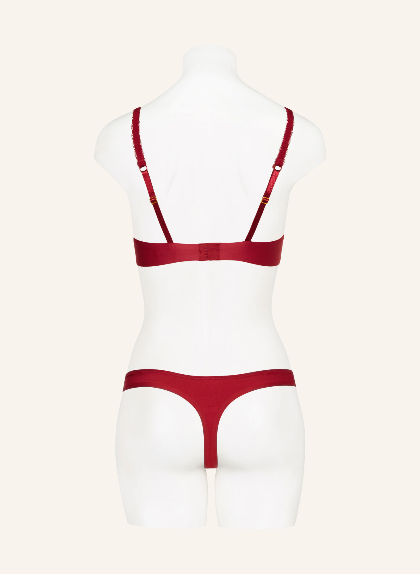 Triumph String LOVE IN LACE: DUNKELROT