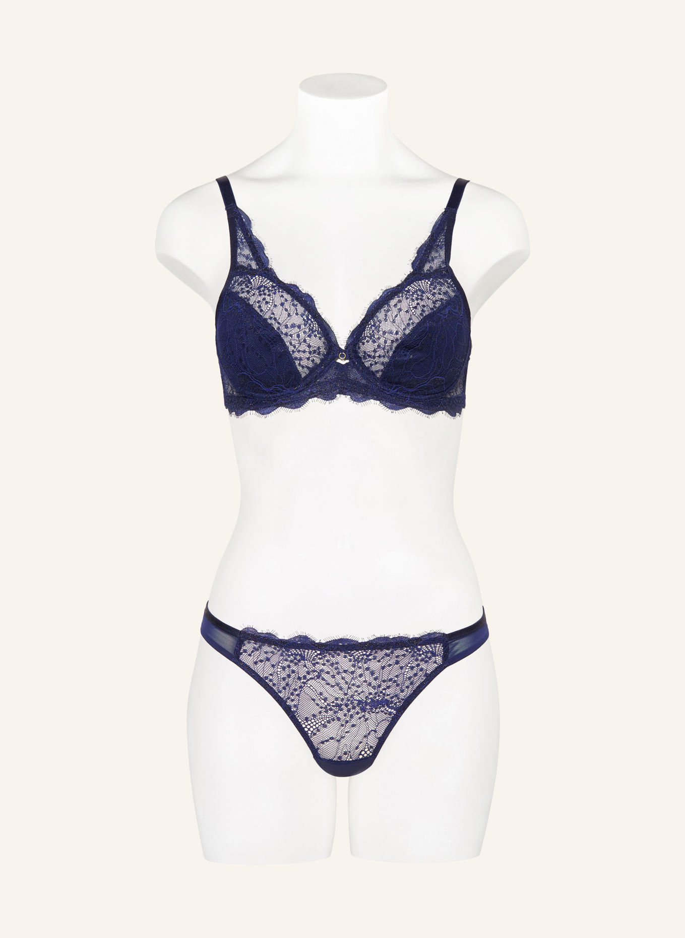 Triumph Stringtrosa AMOURETTE SPARKLE: MÖRKBLÅ