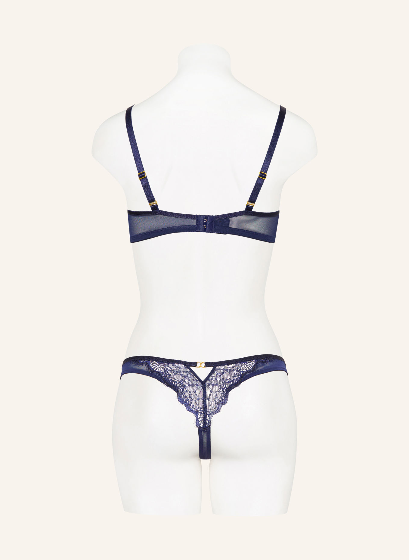 Triumph Stringtrosa AMOURETTE SPARKLE: MÖRKBLÅ