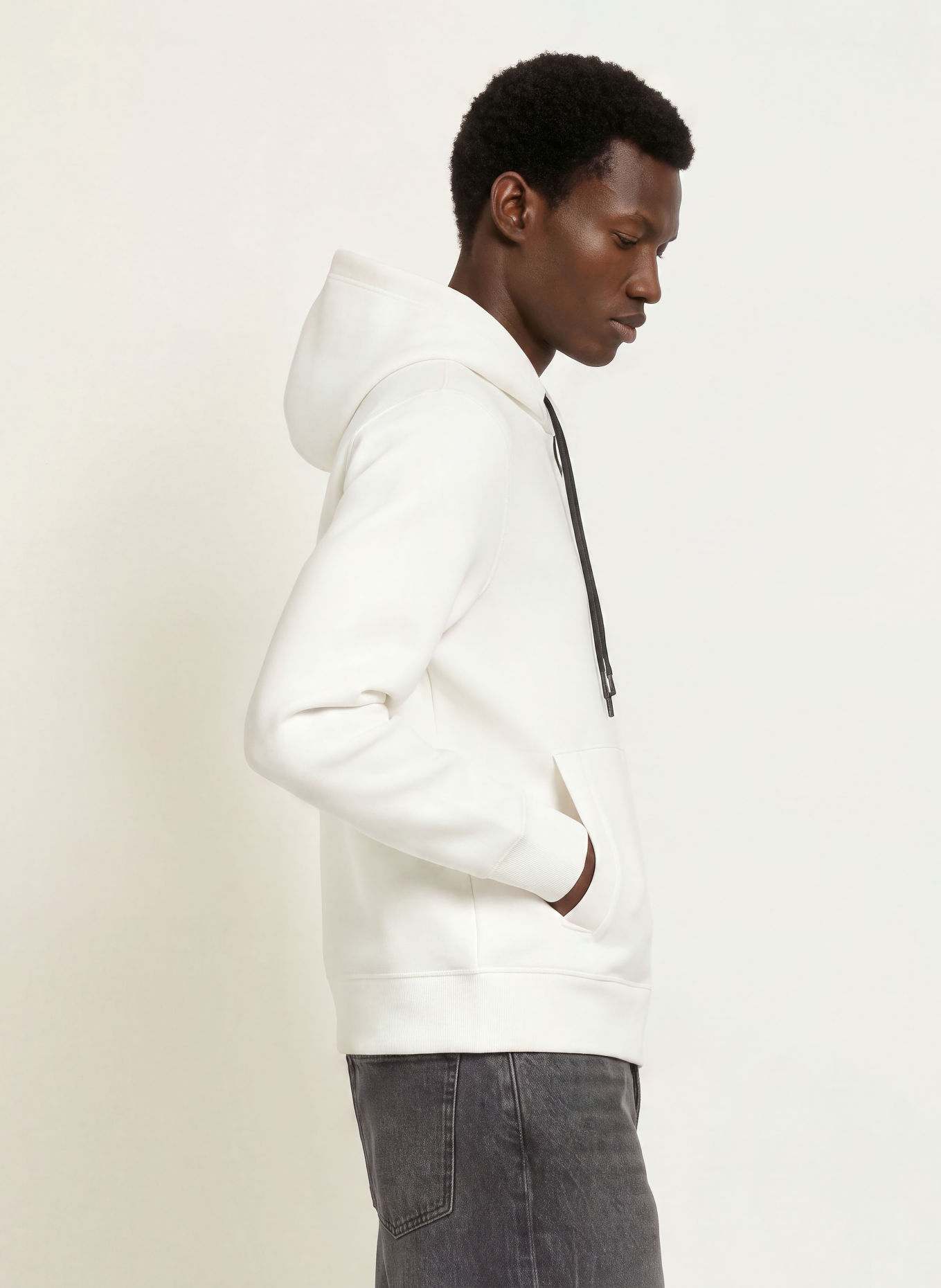 Blauer Sweatjacke COLBY: ECRU