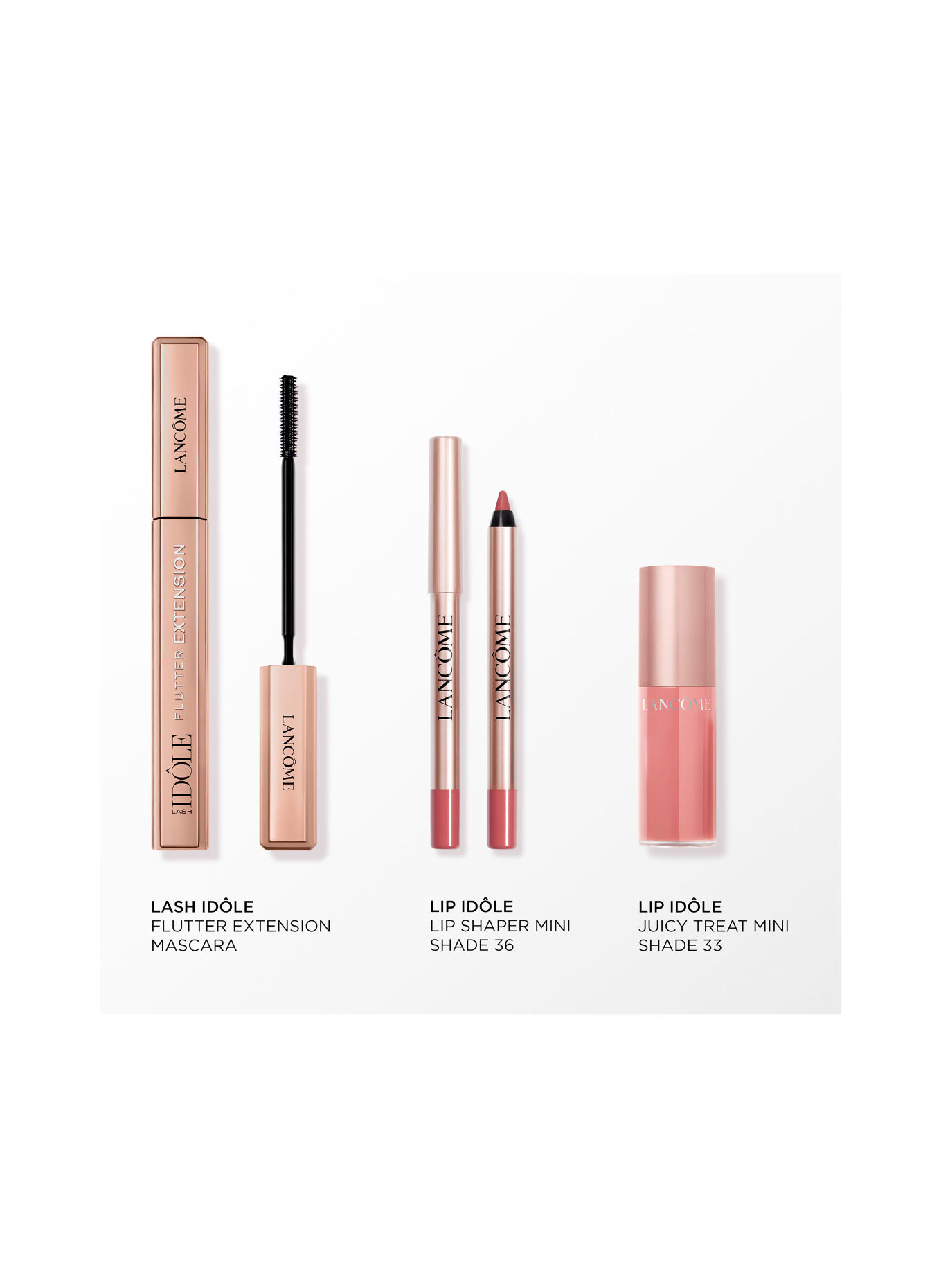 LANCÔME LASH IDÔLE FLUTTER EXTENSION MASCARA SET