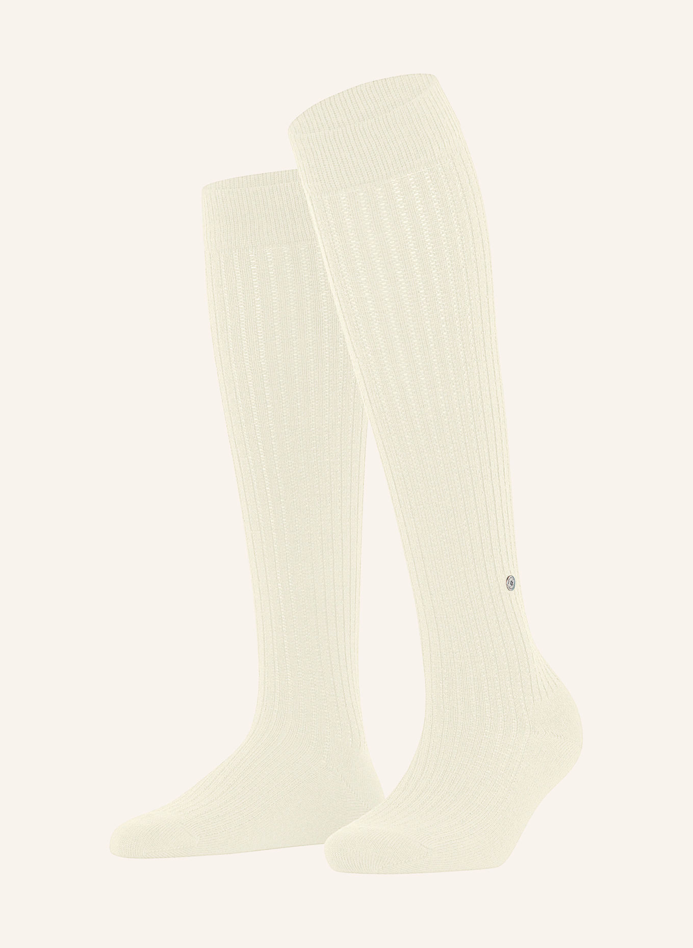 Burlington Kniekousen LOOM: 2060 WOOLWHITE