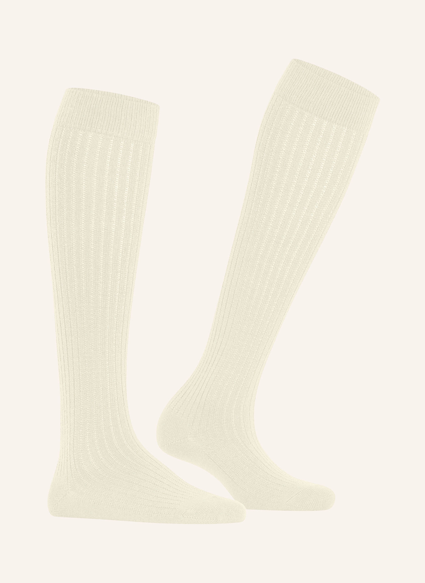 Burlington Kniekousen LOOM: 2060 WOOLWHITE