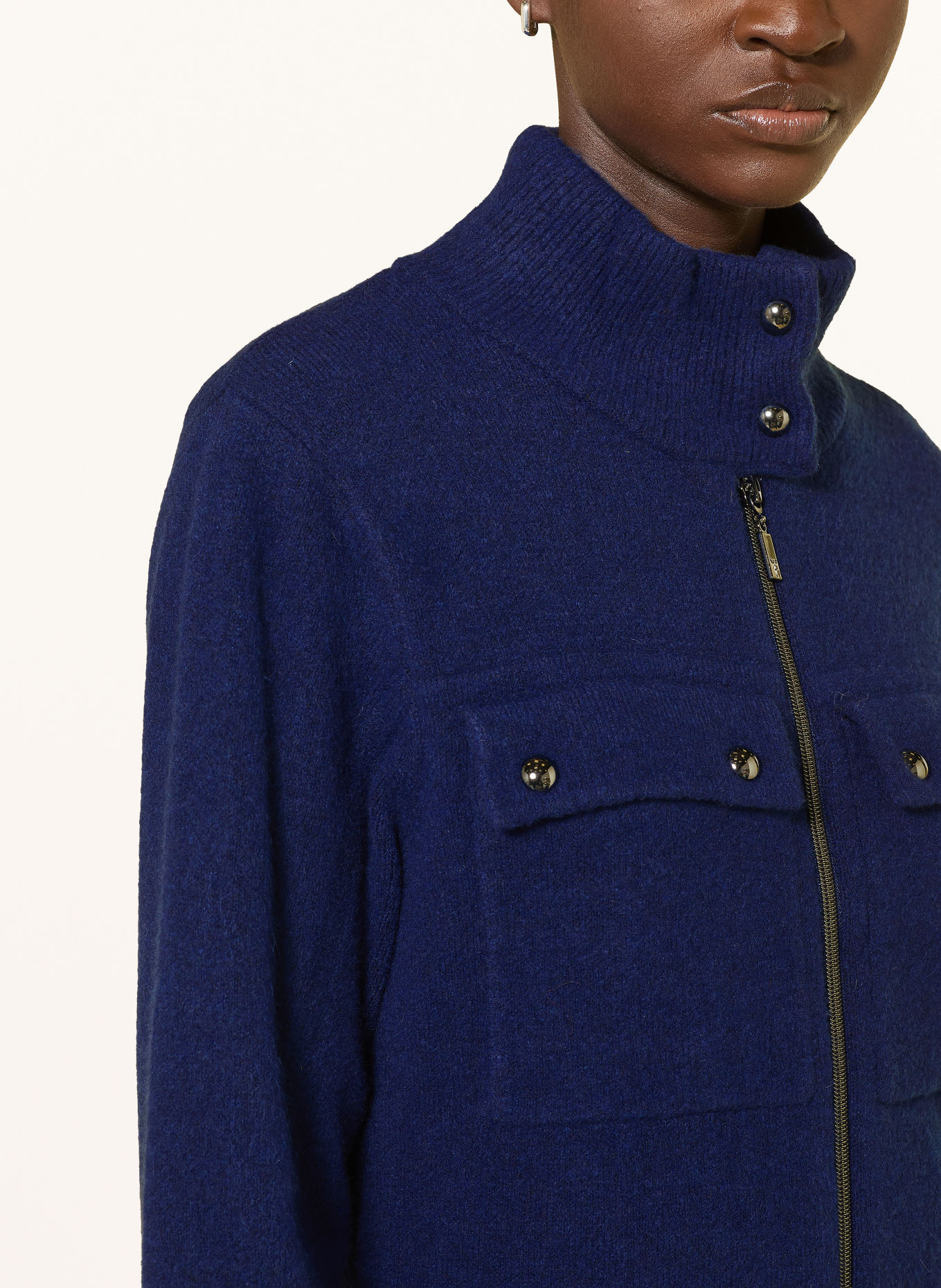 monari Cardigan: MØRKEBLÅ