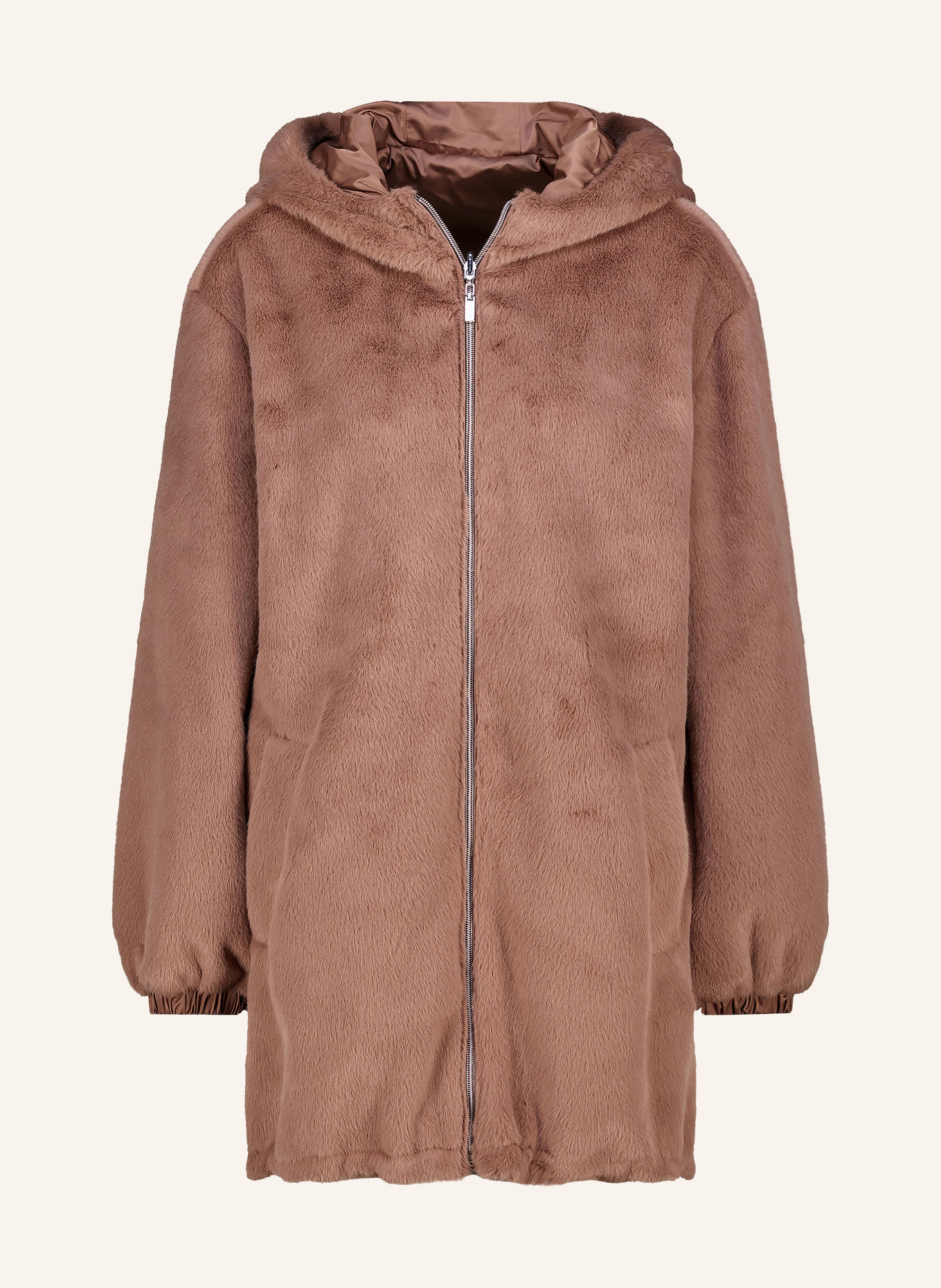 monari Veste en fausse fourrure: MARRON