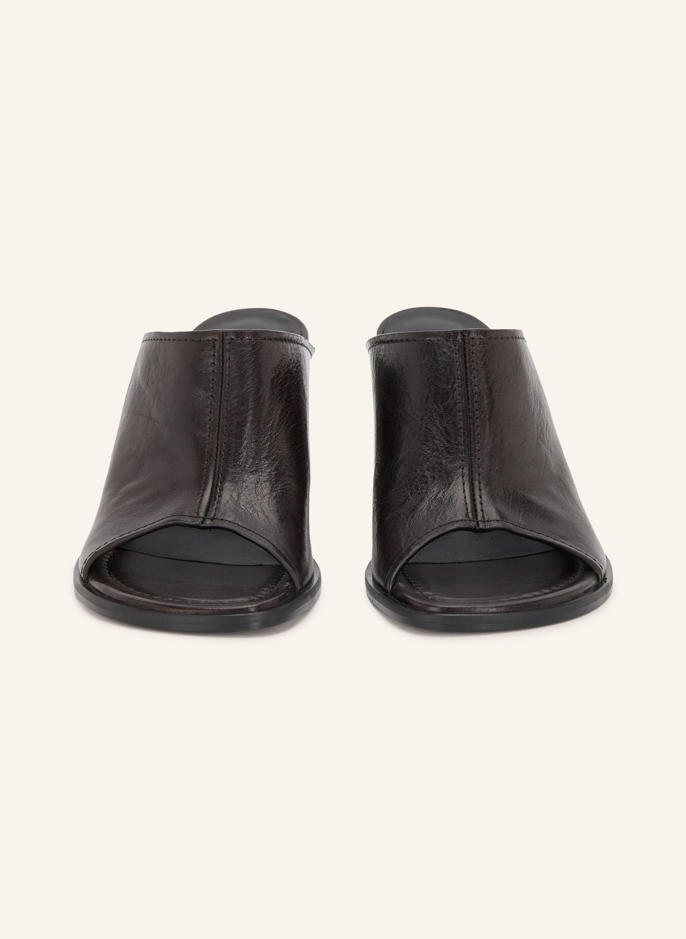 ARKET Mules: DARK BROWN