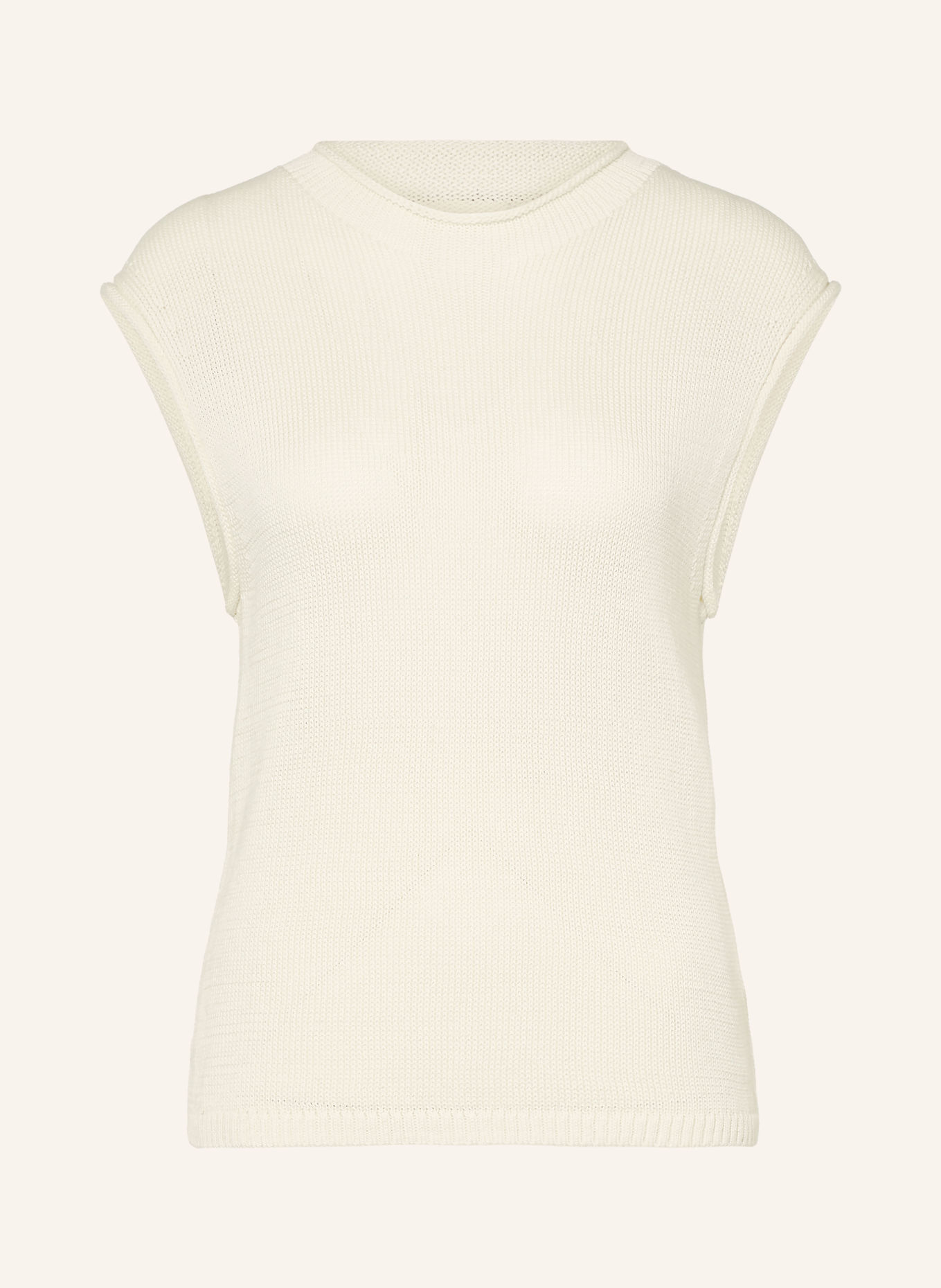 ARKET Gebreide top: CRÈME