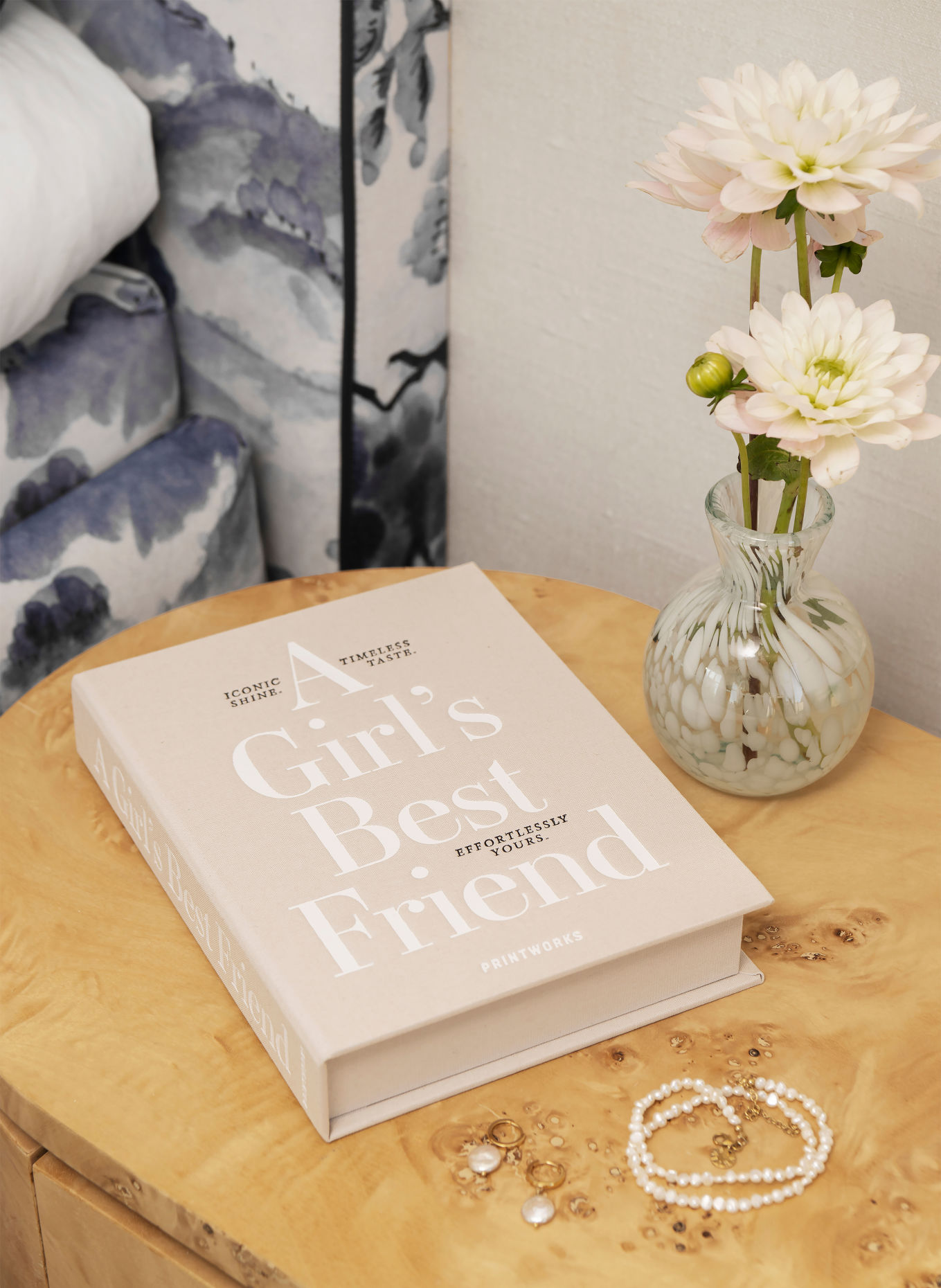 PRINTWORKS Schmuckbox A GIRLS BEST FRIEND: BEIGE / WEISS