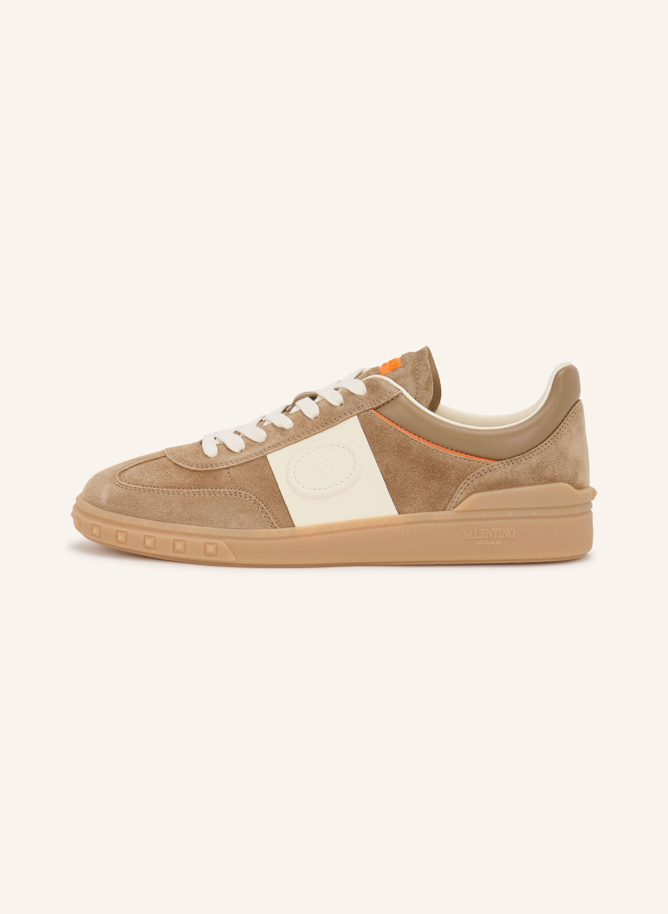 VALENTINO GARAVANI Sneakersy UPVILLAGE: VELBLOUDÍ / KRÉMOVÁ / ORANŽOVÁ