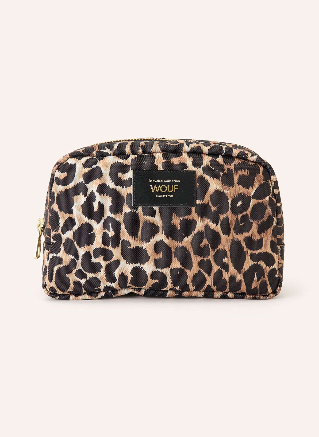 WOUF Kosmetiktasche ICON: HELLBRAUN / CAMEL / SCHWARZ